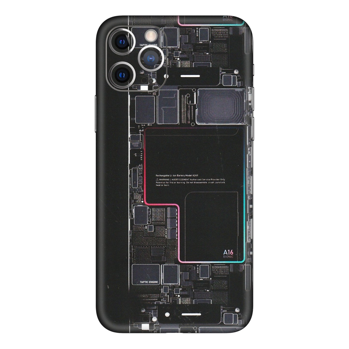 Apple iPhone Skins (All Models) - Motherboard Circuit Layout - Matte Finish (M-117) iPhone 11 Pro Max