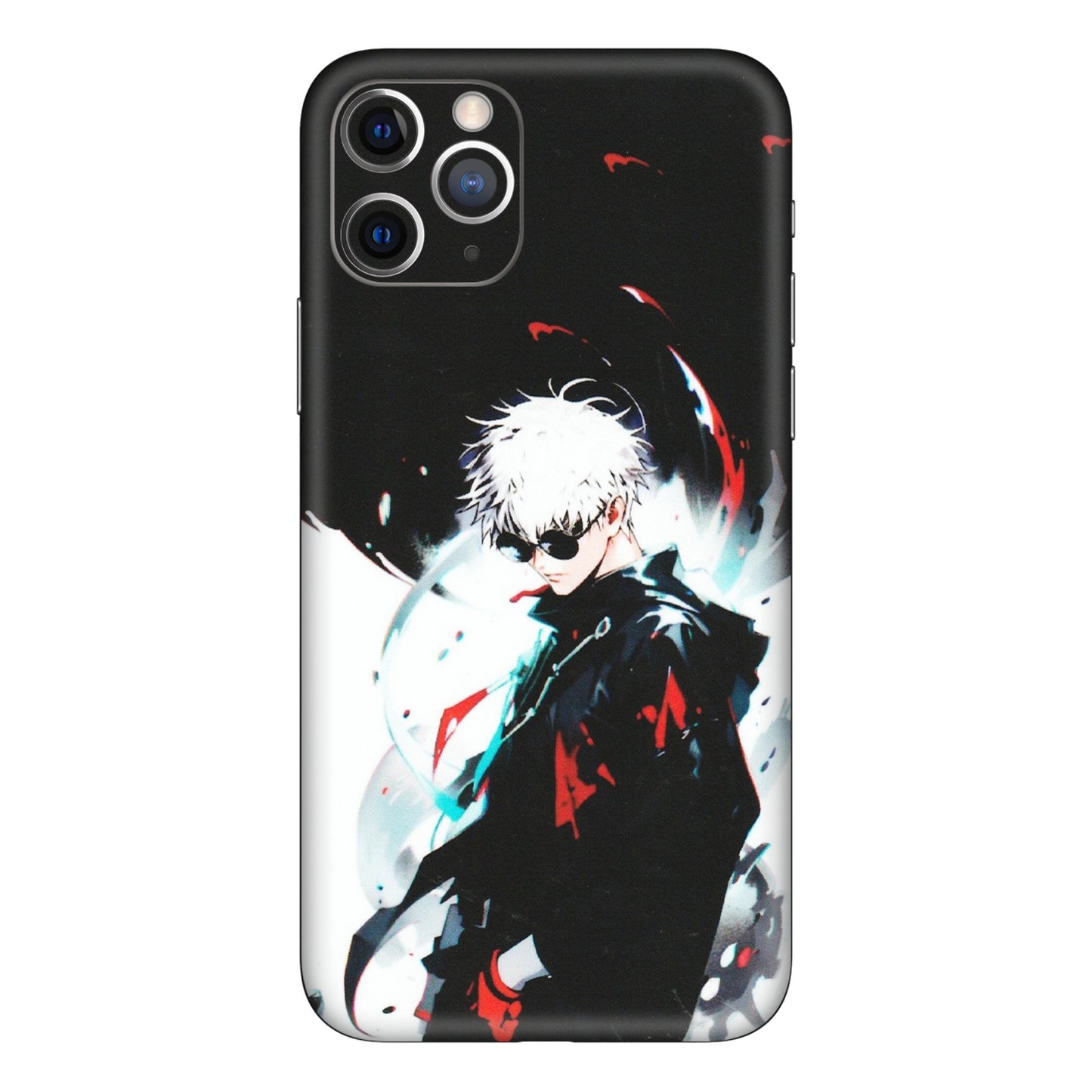 Apple iPhone Skins (All Models) - Gojo Powerful Charater Kaisen Anime - Matte Finish (M-144) iPhone 11 Pro Max