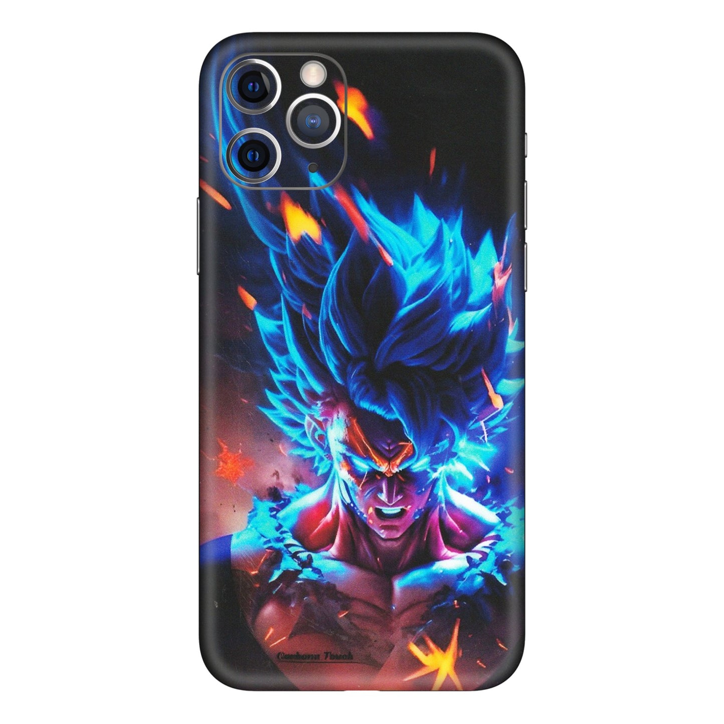 Apple iPhone Skins (All Models) - Angry Goku Dragon Ball Anime - Matte Finish (M-150) iPhone 11 Pro Max