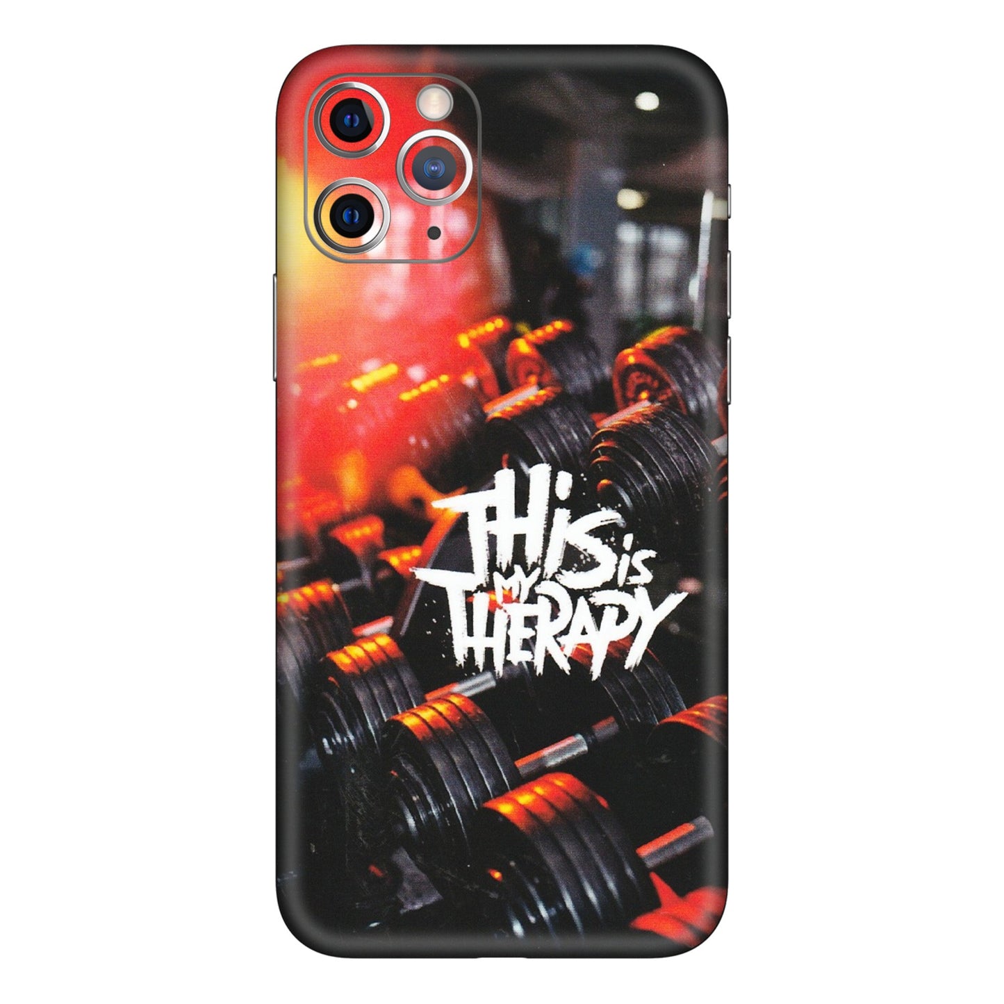 Apple iPhone Skins (All Models) - GYM Lover Therapy - Matte Finish (M-160) iPhone 11 Pro Max
