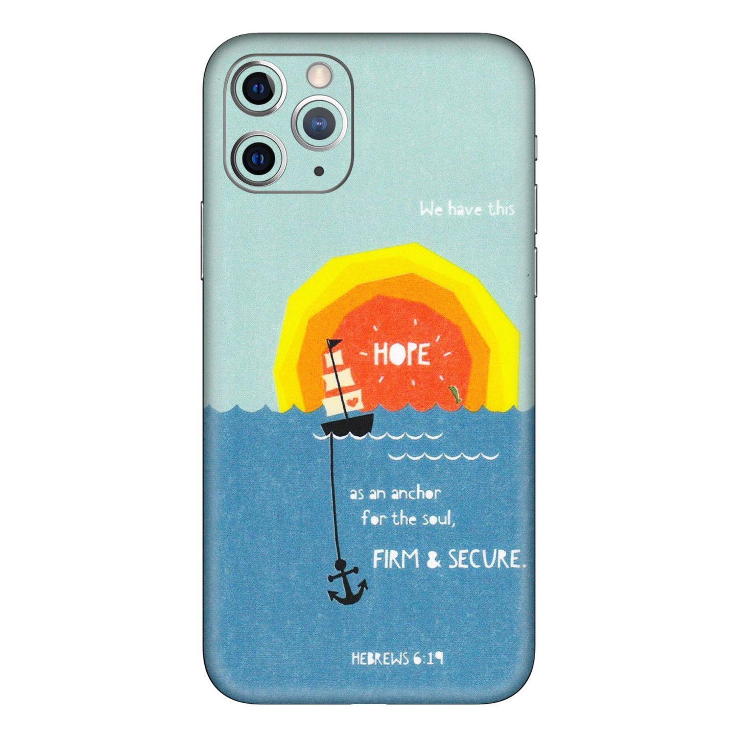 Apple iPhone Skins (All Models) - A Beautiful Sunset of Hope - Matte Finish (M-75) iPhone 11 Pro Max