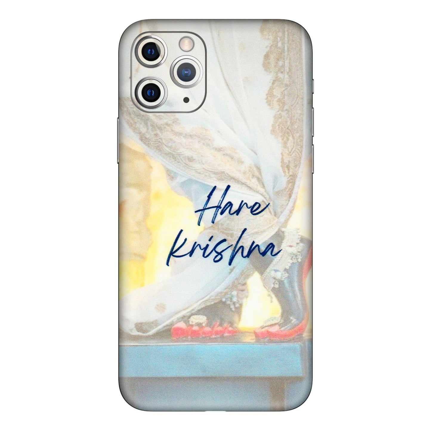 Apple iPhone Skins (All Models) - Hare Krishna - 3D Embossed Finish (L-03) iPhone 11 Pro
