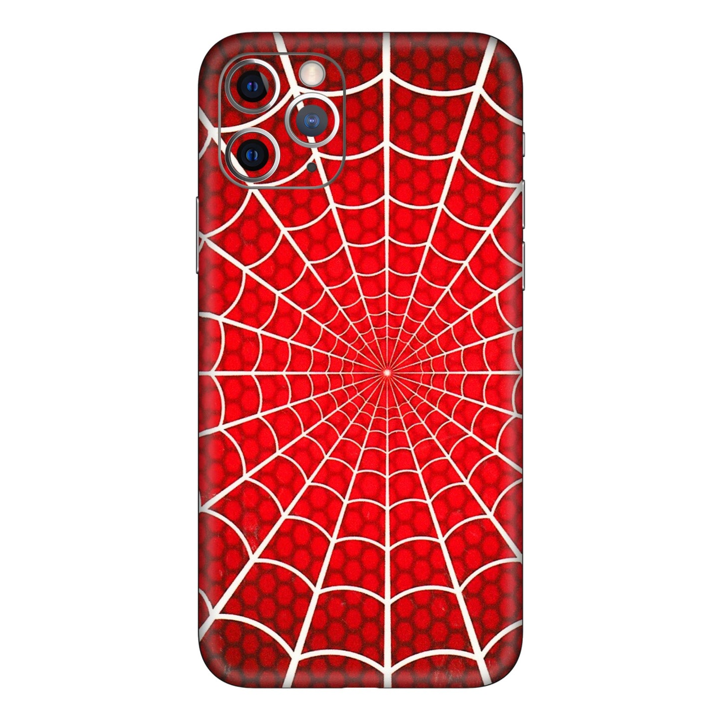 Apple iPhone Skins (All Models) - Classic Spidey Web - 3D Embossed Finish (L-115) iPhone 11 Pro