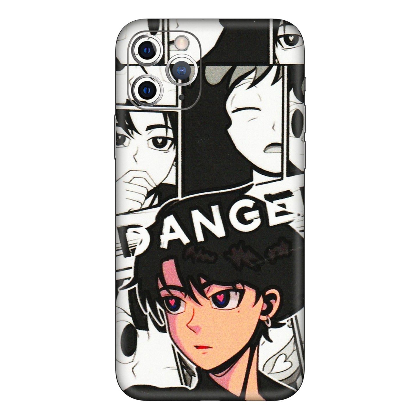 Apple iPhone Skins (All Models) - Danger Anime - 3D Embossed Finish (L-155) iPhone 11 Pro