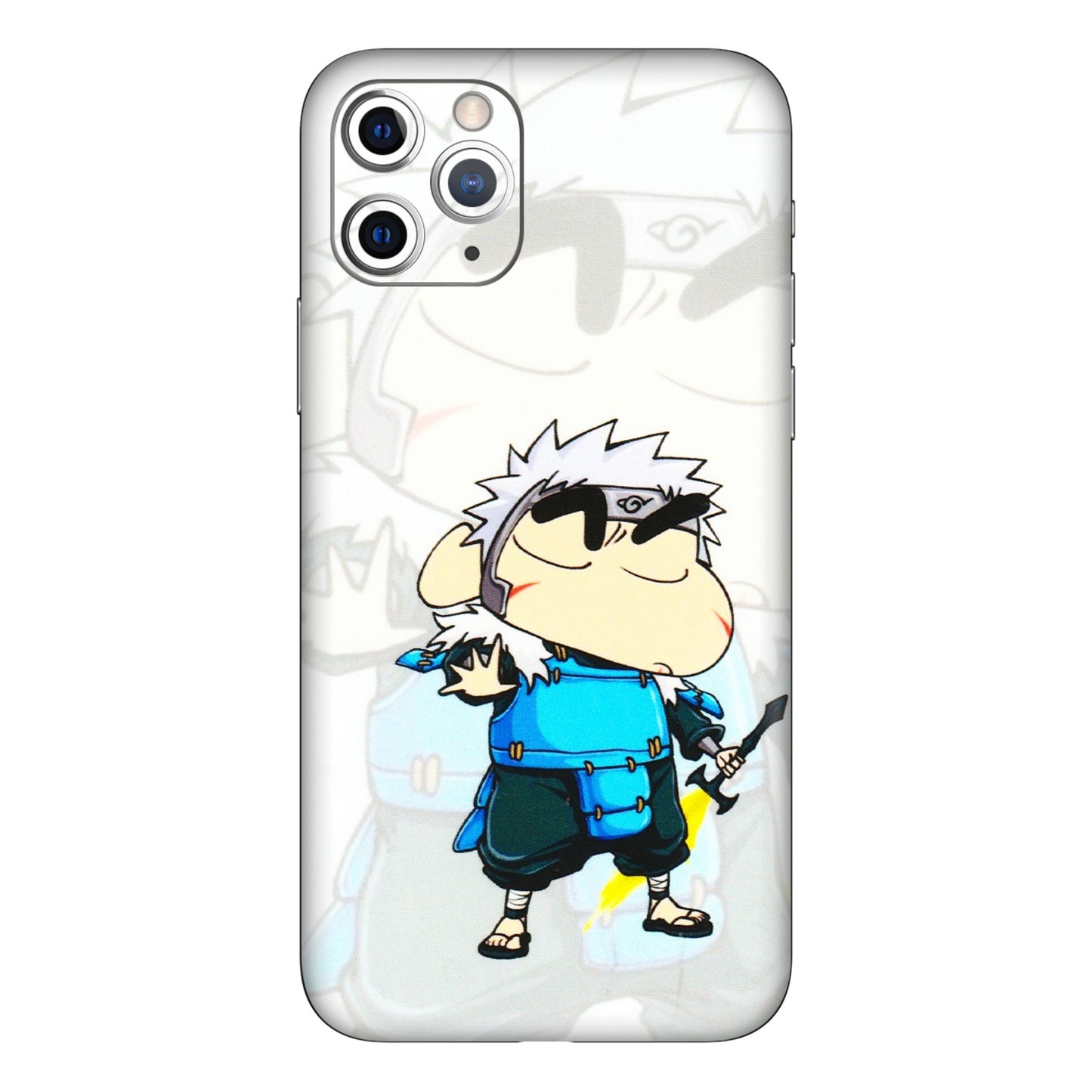 Apple iPhone Skins (All Models) - Angry Young Shinchan - 3D Embossed Finish (L-226) iPhone 11 Pro