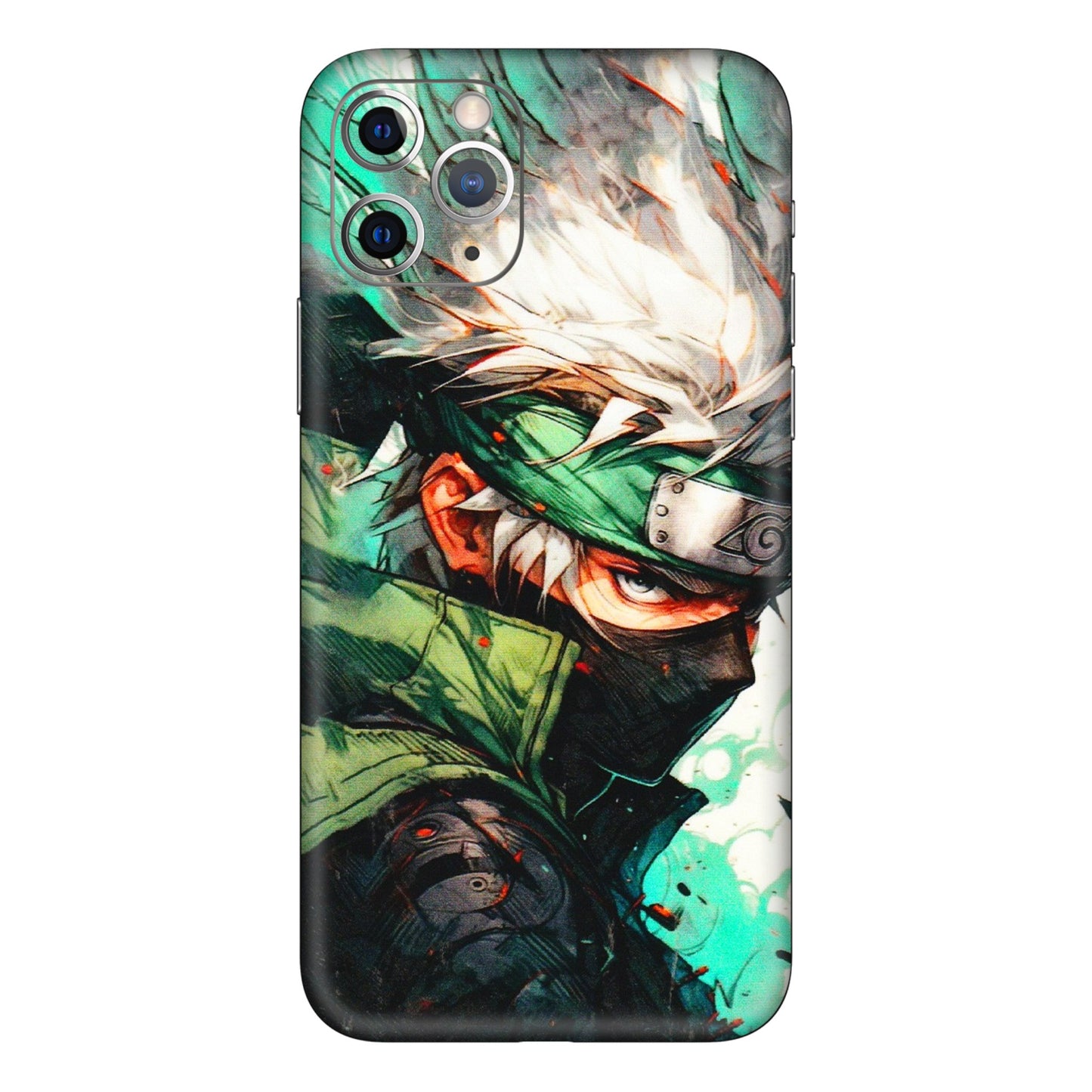 Apple iPhone Skins (All Models) - Kakashi Side Profile - 3D Embossed Finish (L-249) iPhone 11 Pro
