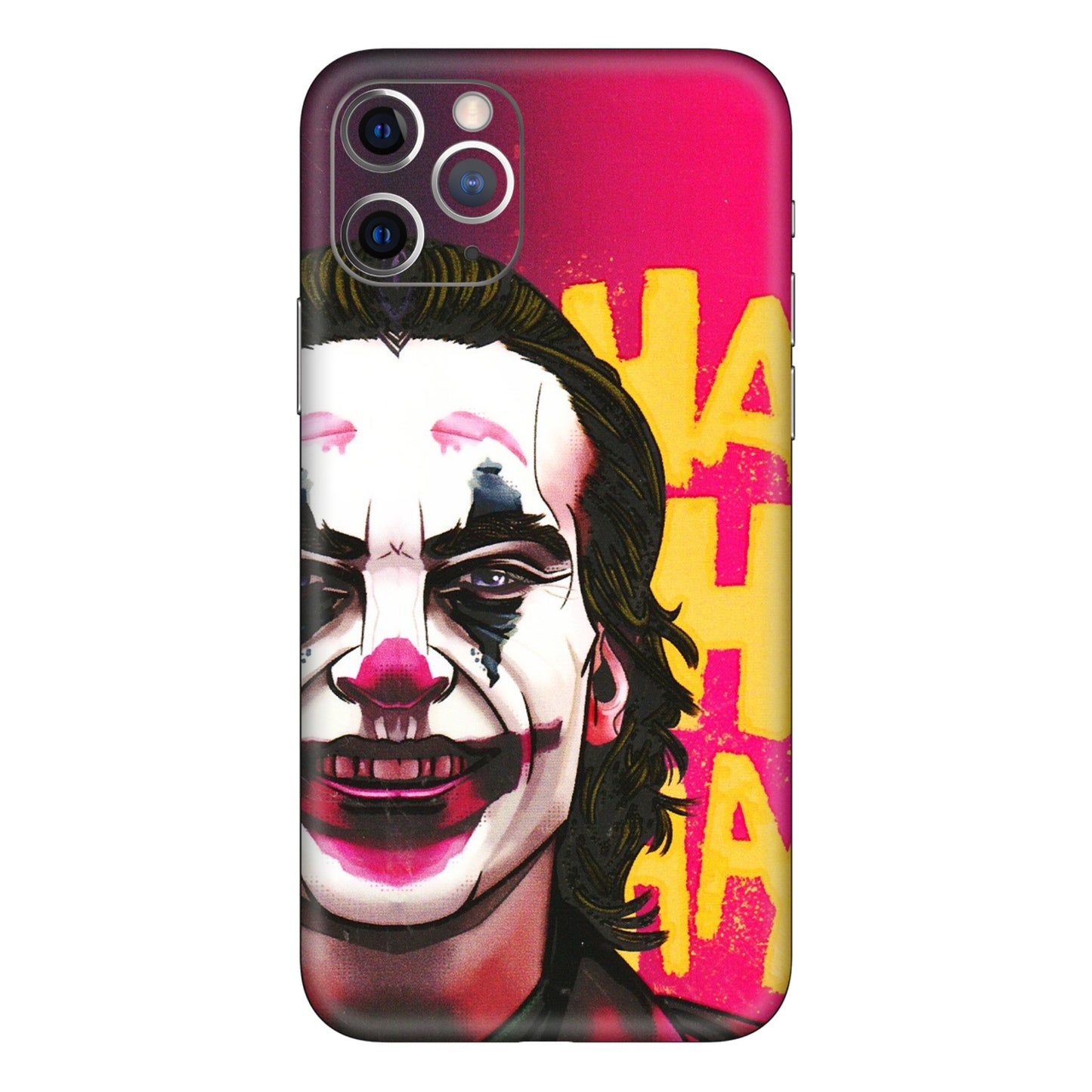 Apple iPhone Skins (All Models) - Joker Evil Laugh - 3D Embossed Finish (L-97) iPhone 11 Pro