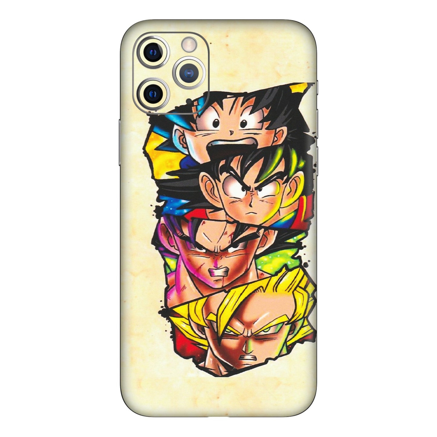 Apple iPhone Skins (All Models) - Angry Multi Anime - Matte Finish (M-113) iPhone 11 Pro
