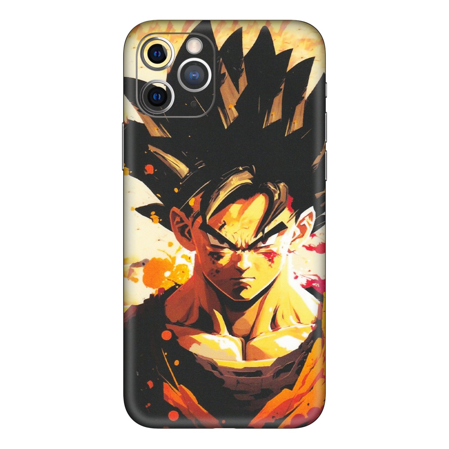 Apple iPhone Skins (All Models) - Angry Goku - Matte Finish (M-12) iPhone 11 Pro