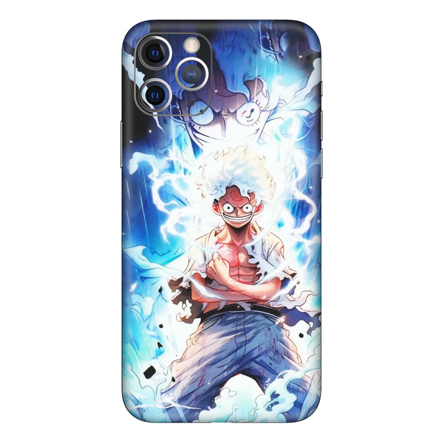 Apple iPhone Skins (All Models) - Blue Thunder Luffy Anime - Matte Finish (M-132) iPhone 11 Pro