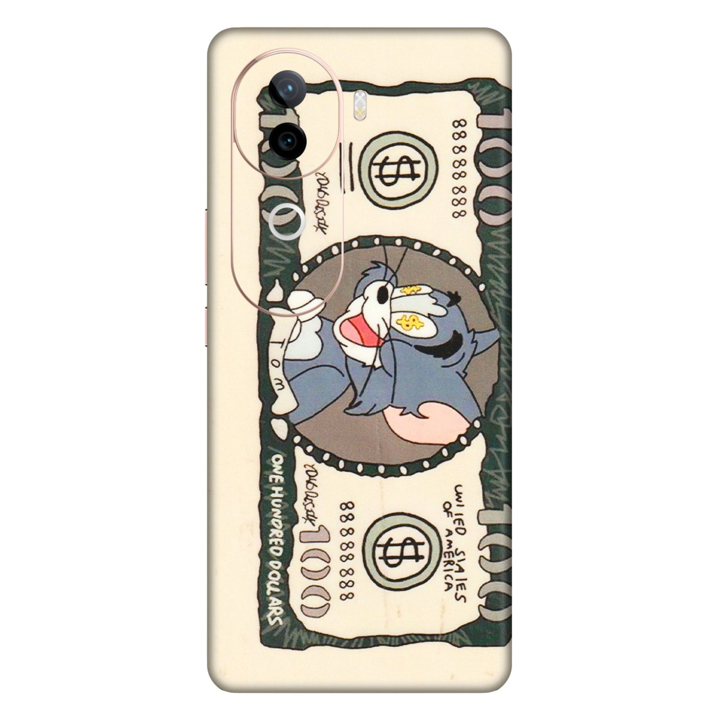 IQOO Phone Skins (All Models) - One Hundred Dollar Tom - Transparent Finish (T-16) IQOO Z9S
