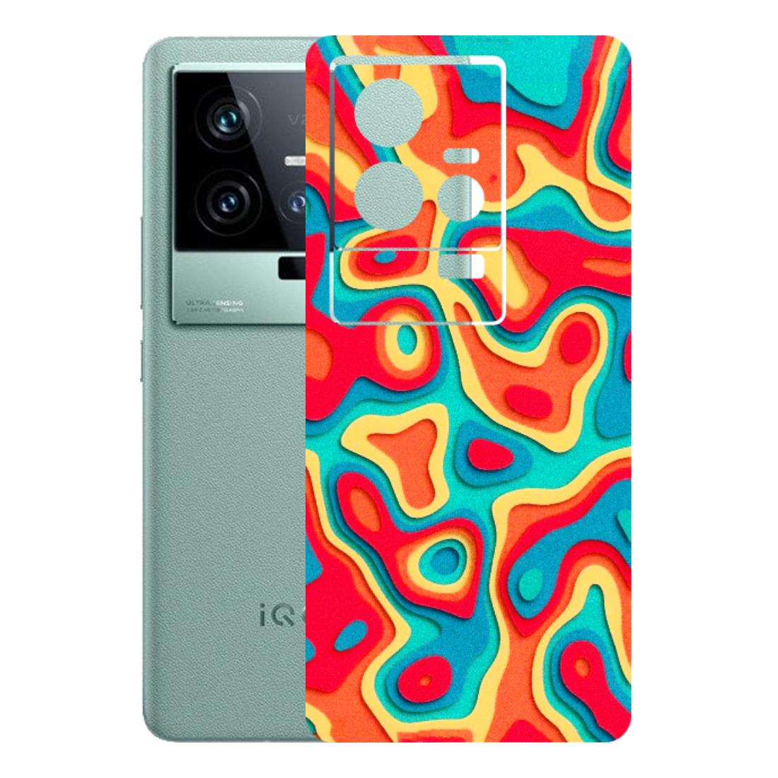 IQOO Phone Skins (All Models) - Abstract Swirl - 3D Embossed Finish (L-150) IQOO 11 5G