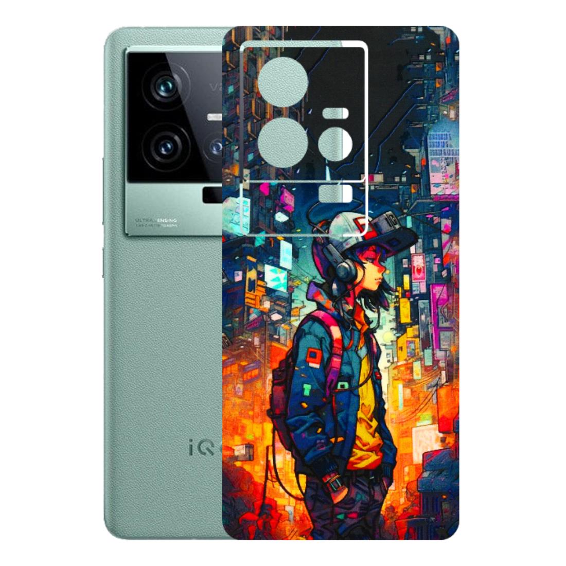 IQOO Phone Skins (All Models) - Street Anime Guy - 3D Embossed Finish (L-158) IQOO 11 5G
