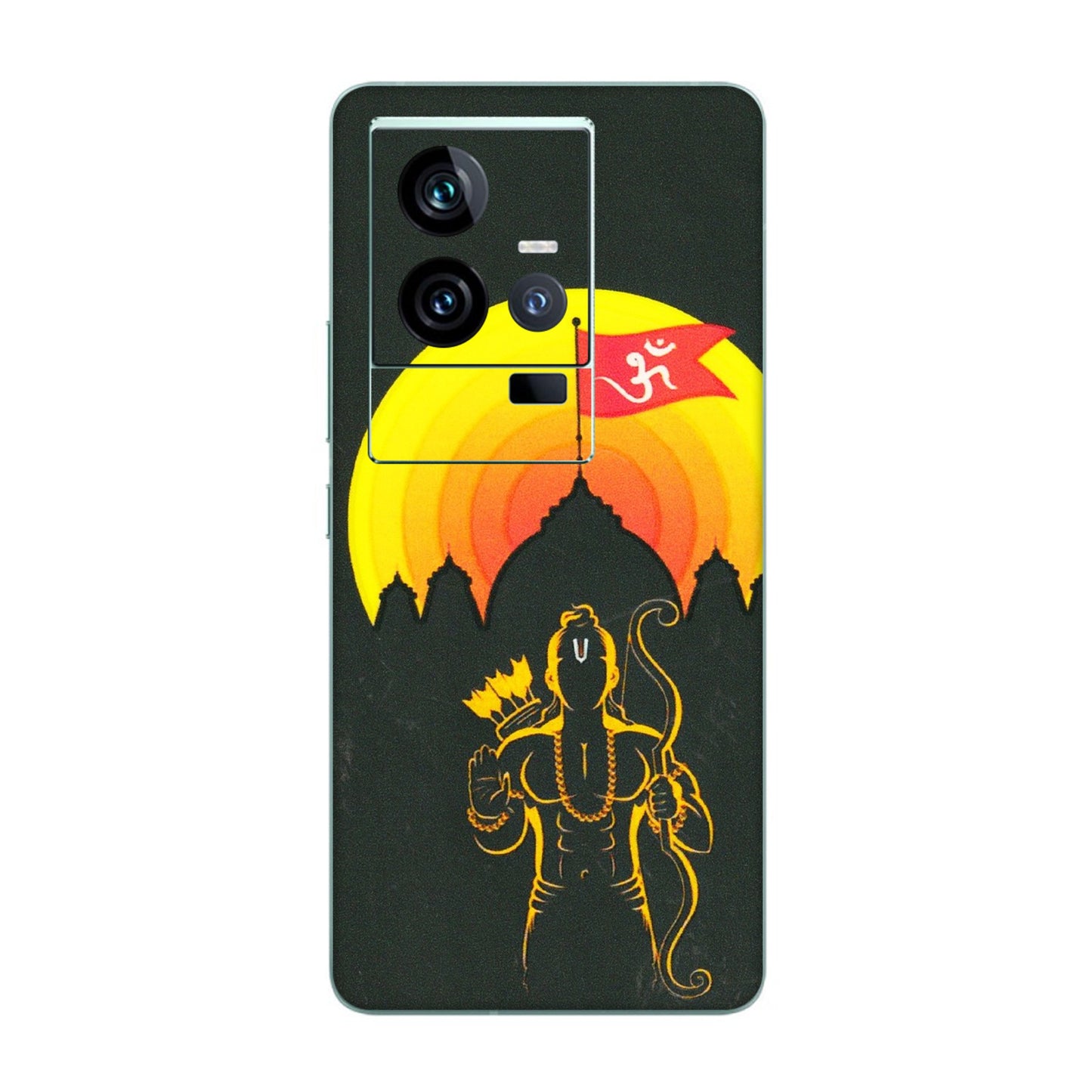 IQOO Phone Skins (All Models) - Lord Ram - 3D Embossed Finish (L-132) IQOO 11 5G