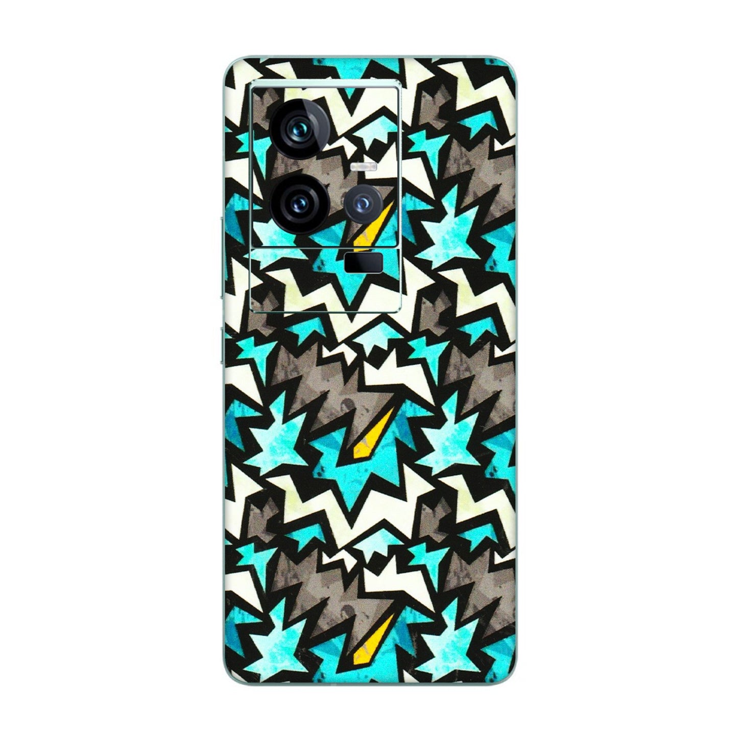 IQOO Phone Skins (All Models) - Funky Zig Zag - 3D Embossed Finish (L-223) IQOO 11 5G