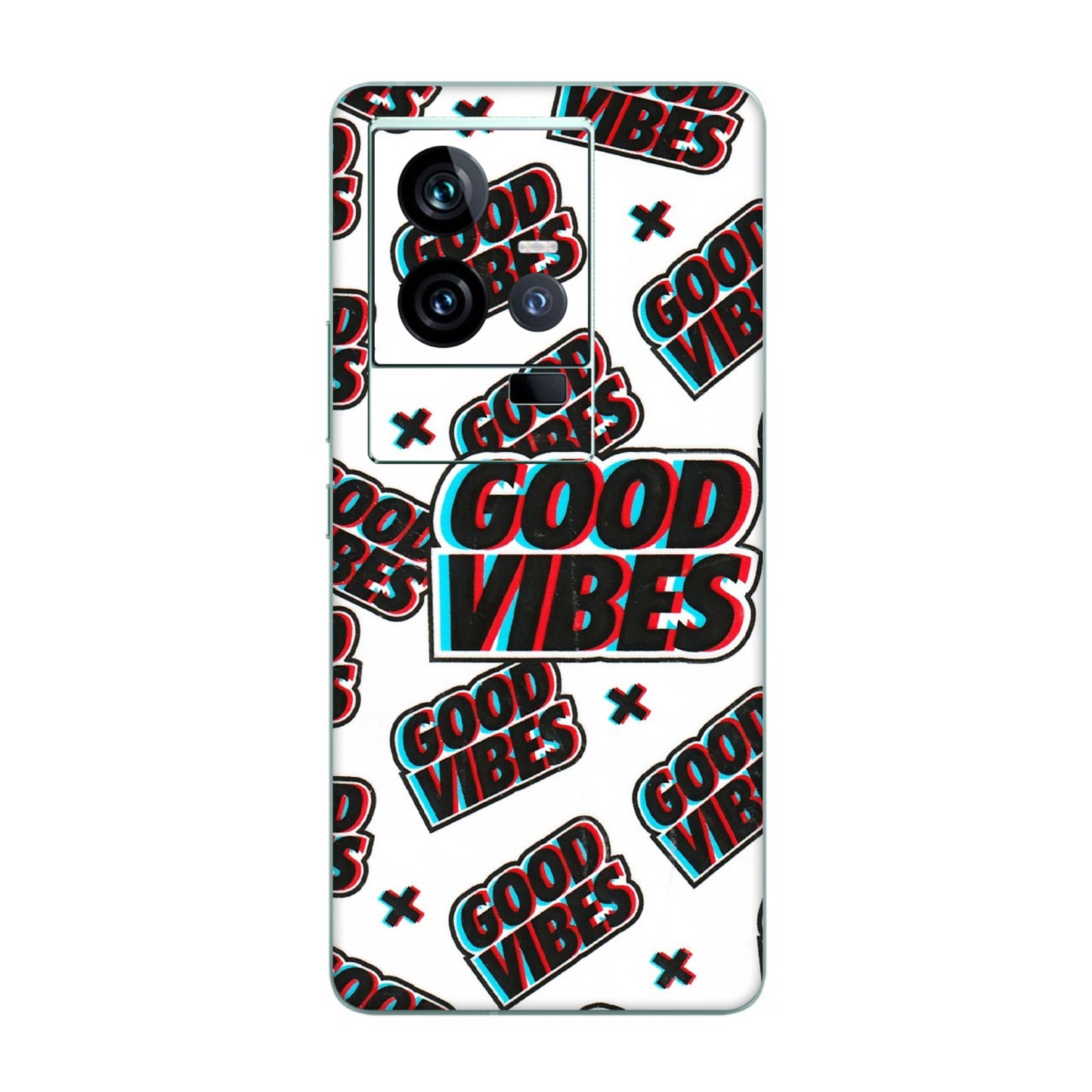 IQOO Phone Skins (All Models) - Good Vibes - 3D Embossed Finish (L-282) IQOO 11 5G