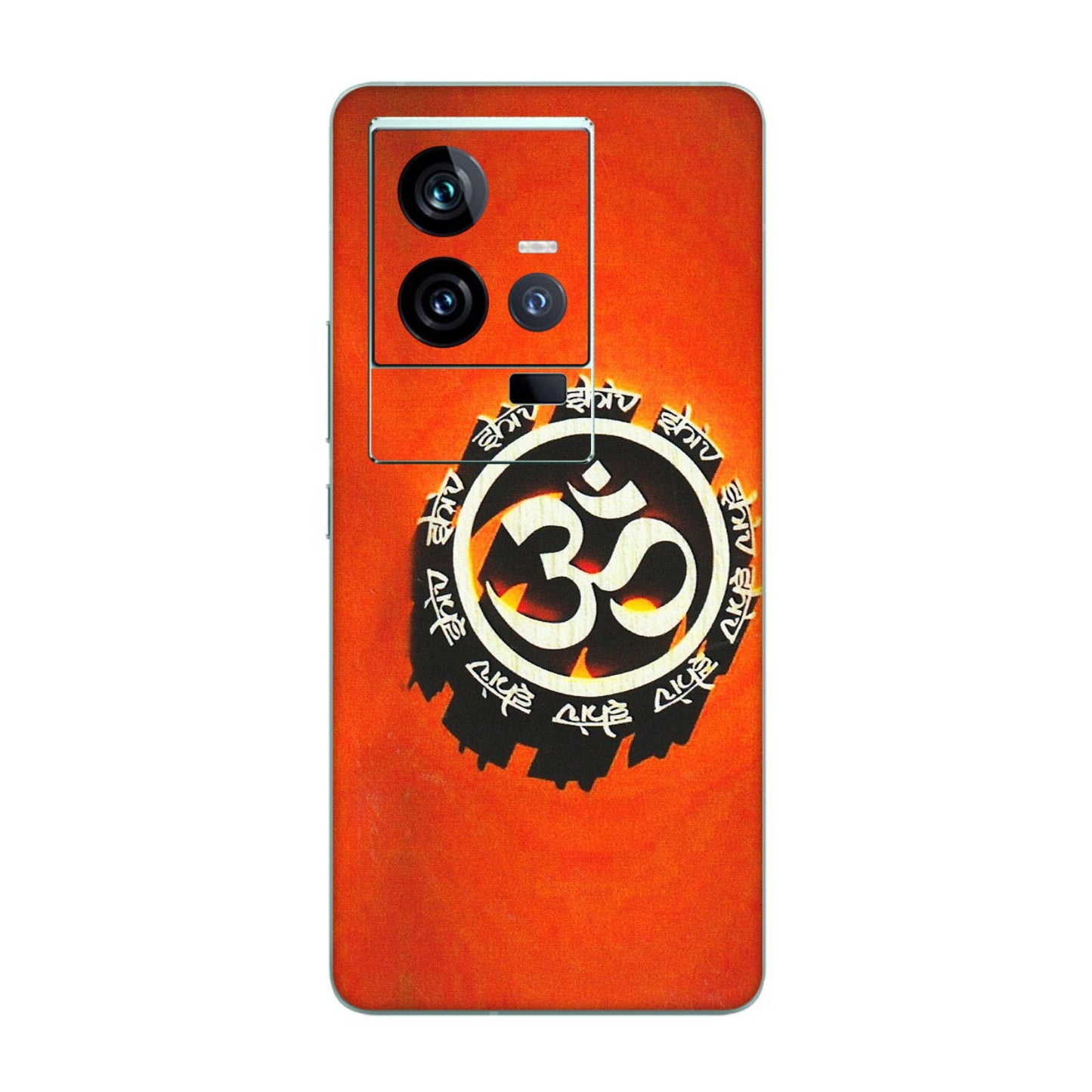IQOO Phone Skins (All Models) - Aum Shiv Orange - 3D Embossed Finish (L-32) IQOO 11 5G