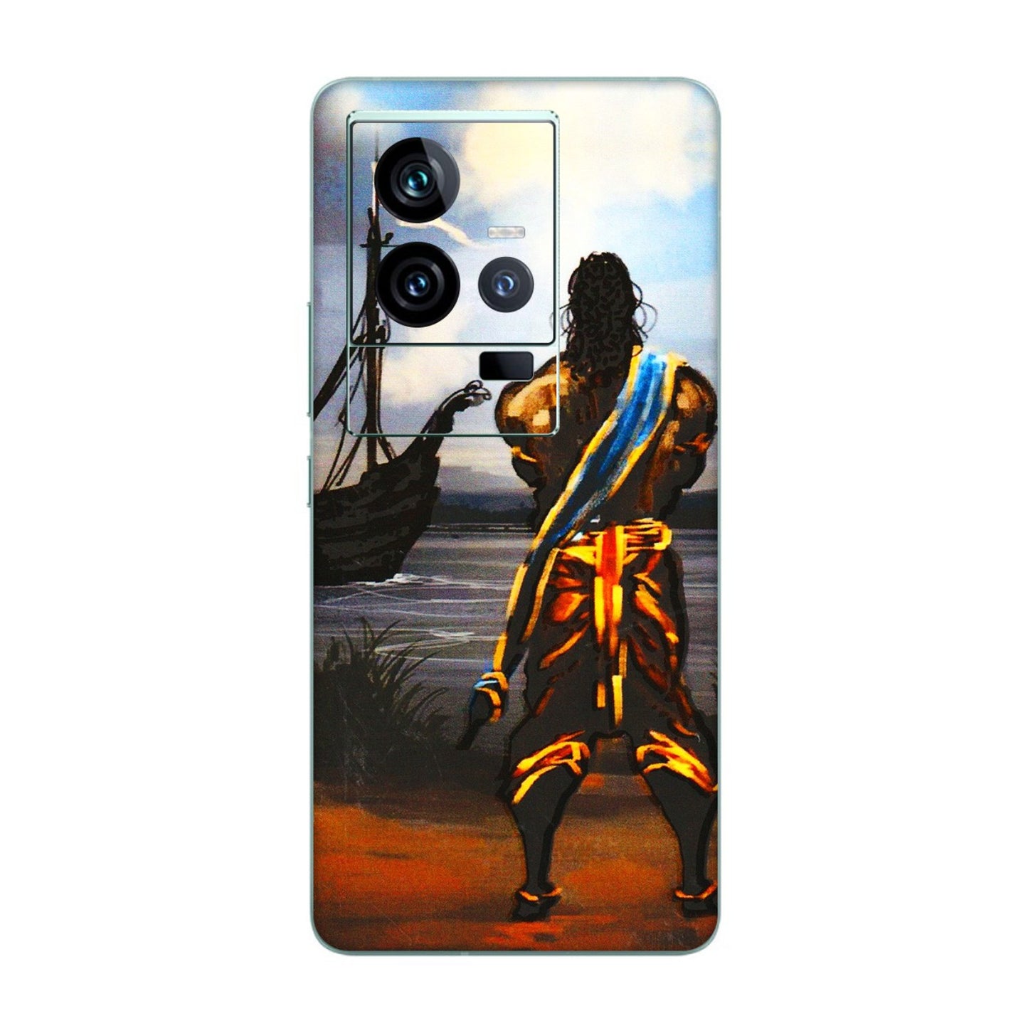 IQOO Phone Skins (All Models) - Heavenly God Figure - 3D Embossed Finish (L-34) IQOO 11 5G
