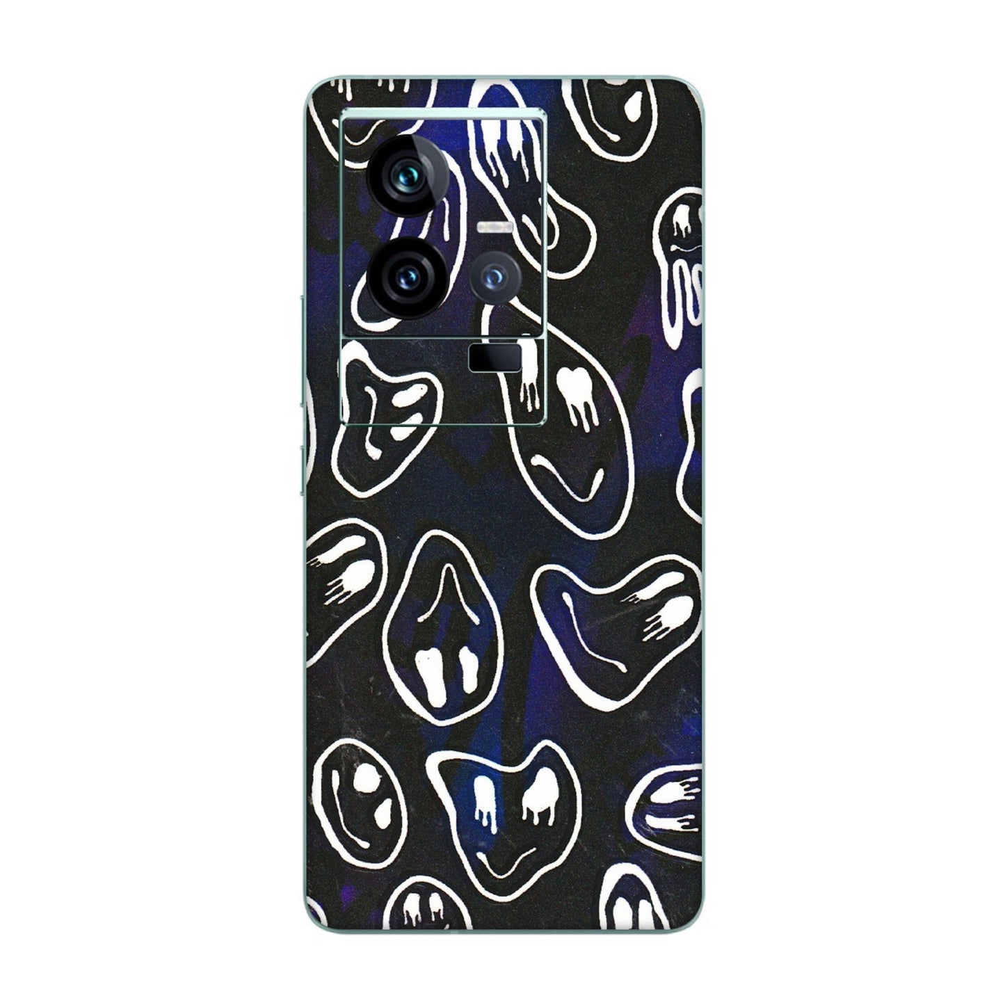 IQOO Phone Skins (All Models) - Distorted Smileys - 3D Embossed Finish (L-92) IQOO 11 5G