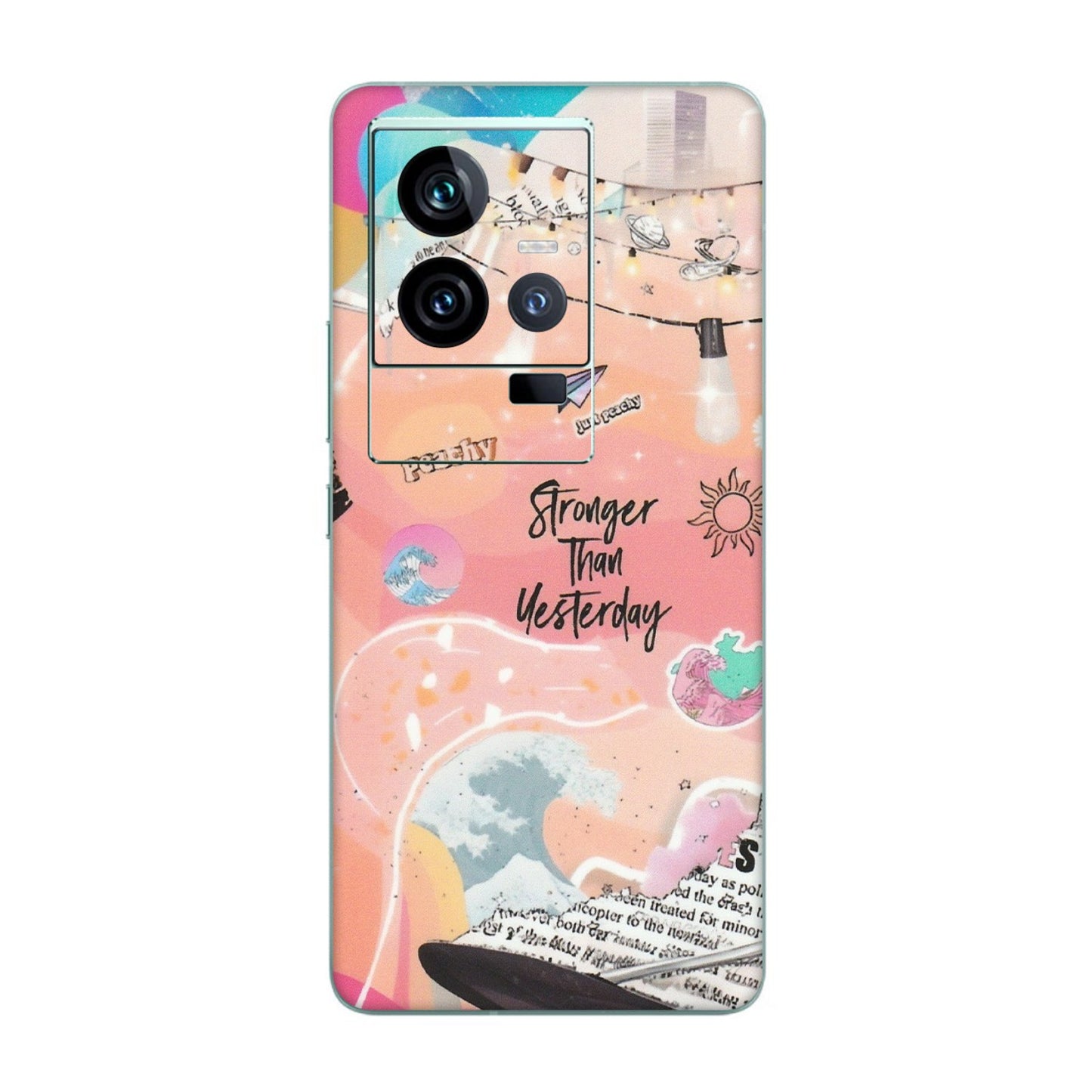 IQOO Phone Skins (All Models) - Stronger Then Yesterday - Matte Finish (M-128) IQOO 11 5G