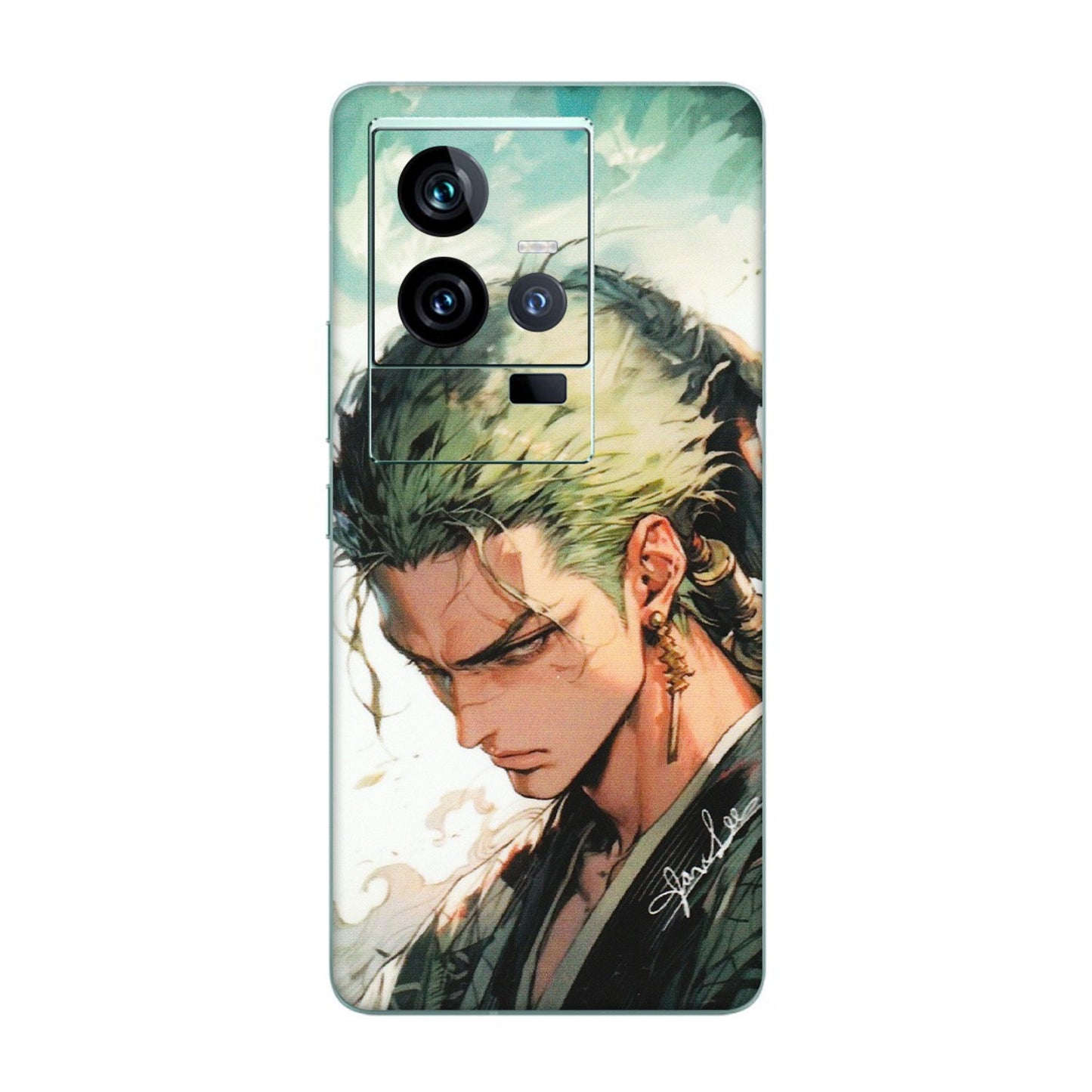 IQOO Phone Skins (All Models) - New Roronoa Zoro One Picece Anime - Matte Finish (M-140) IQOO 11 5G