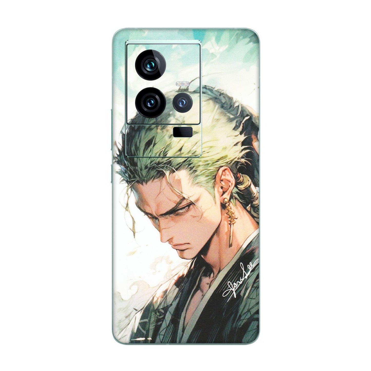 IQOO Phone Skins (All Models) - Pirate Hunter One Piece Anime - Matte Finish (M-157) IQOO 11 5G