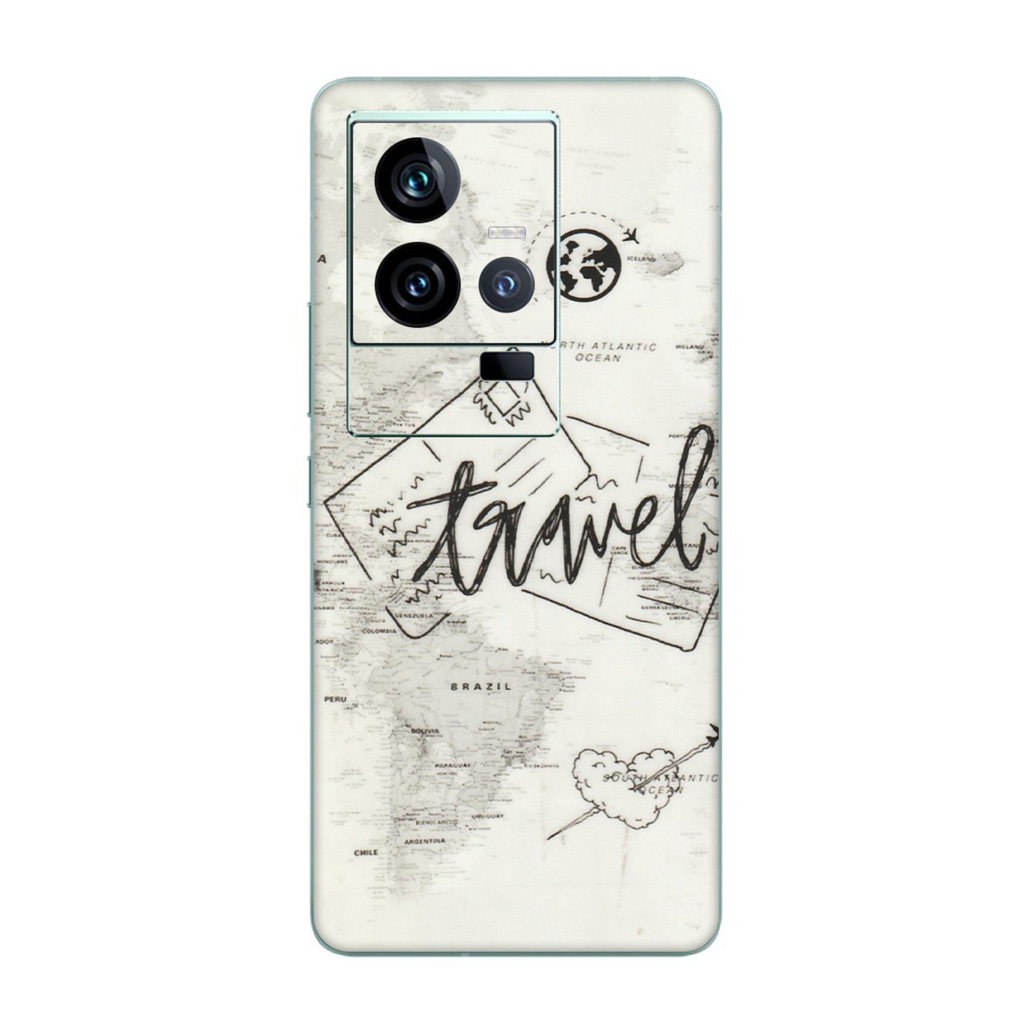 IQOO Phone Skins (All Models) - Travel Ticket - Transparent Finish (T-06) IQOO 11 5G