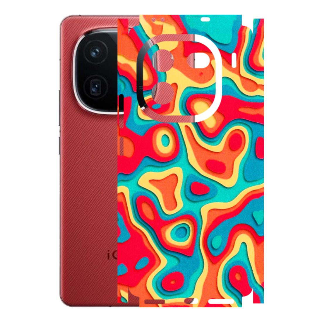 IQOO Phone Skins (All Models) - Abstract Swirl - 3D Embossed Finish (L-150) IQOO 12 5G