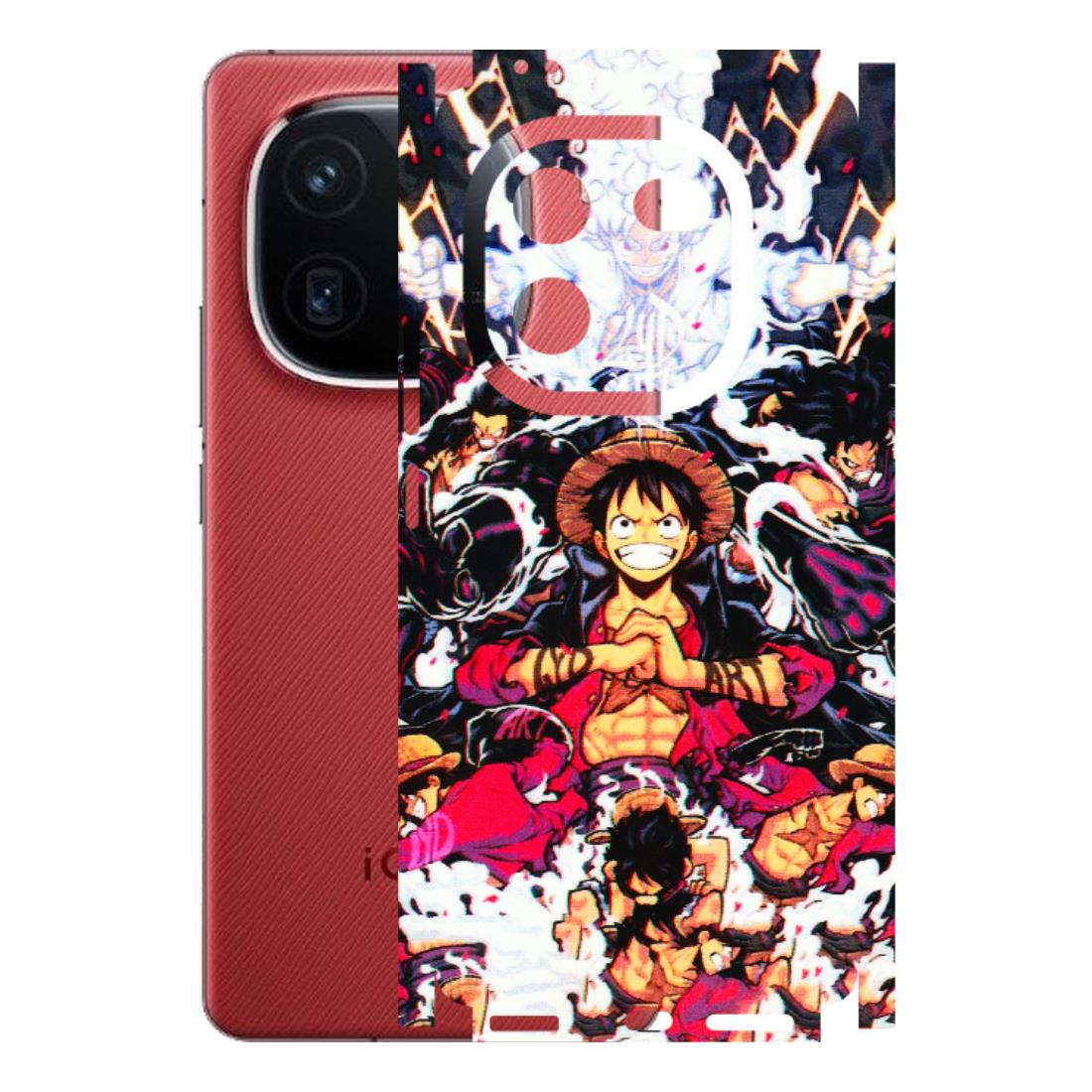 IQOO Phone Skins (All Models) - Luffy Anime Character - 3D Embossed Finish (L-203) IQOO 12 5G