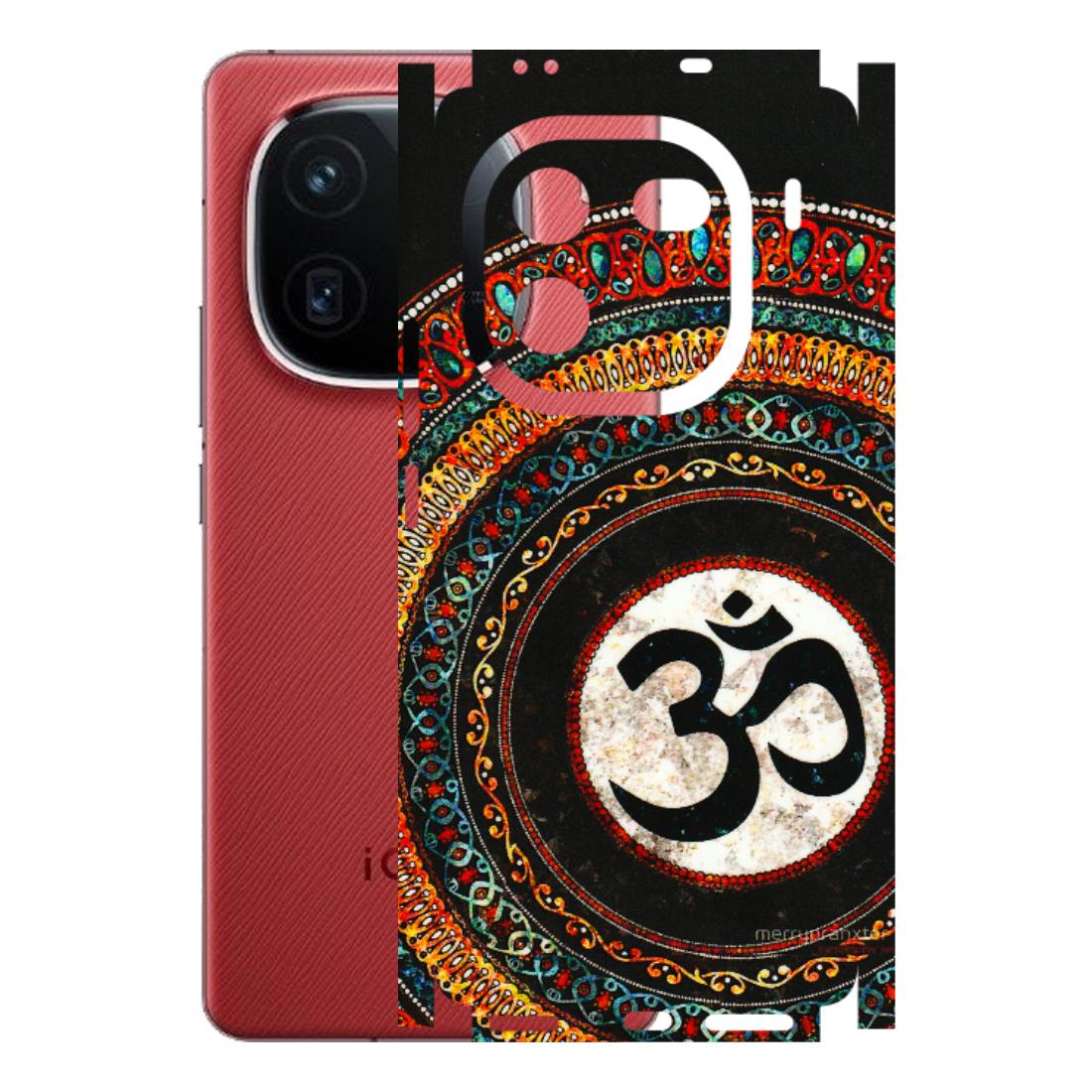 IQOO Phone Skins (All Models) - Aum Chant Abstract - 3D Embossed Finish (L-42) IQOO 12 5G