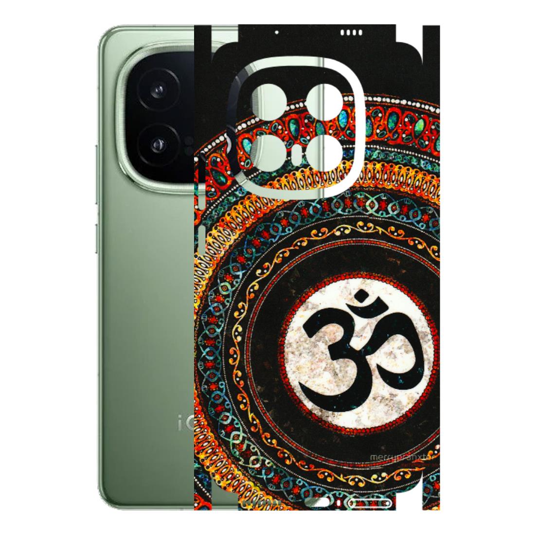 IQOO Phone Skins (All Models) - Aum Chant Abstract - 3D Embossed Finish (L-42) IQOO 13 5G