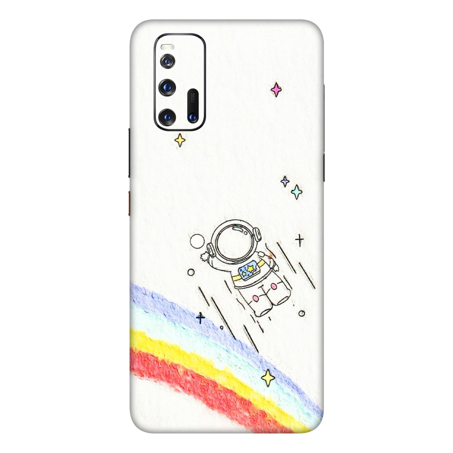 IQOO Phone Skins (All Models) - Milkyway Astronaut - 3D Embossed Finish (L-110) IQOO 3