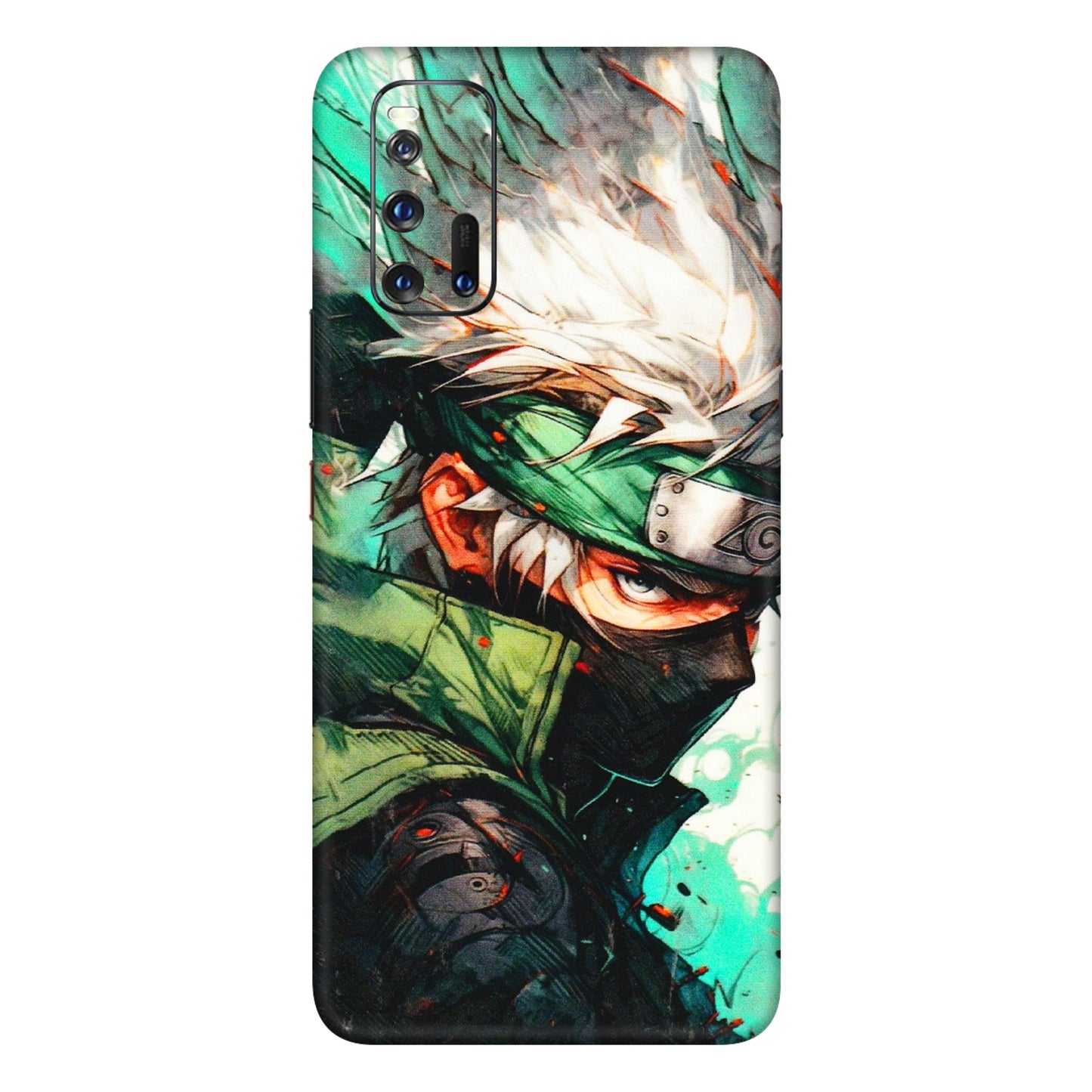 IQOO Phone Skins (All Models) - Kakashi Side Profile - 3D Embossed Finish (L-249) IQOO 3
