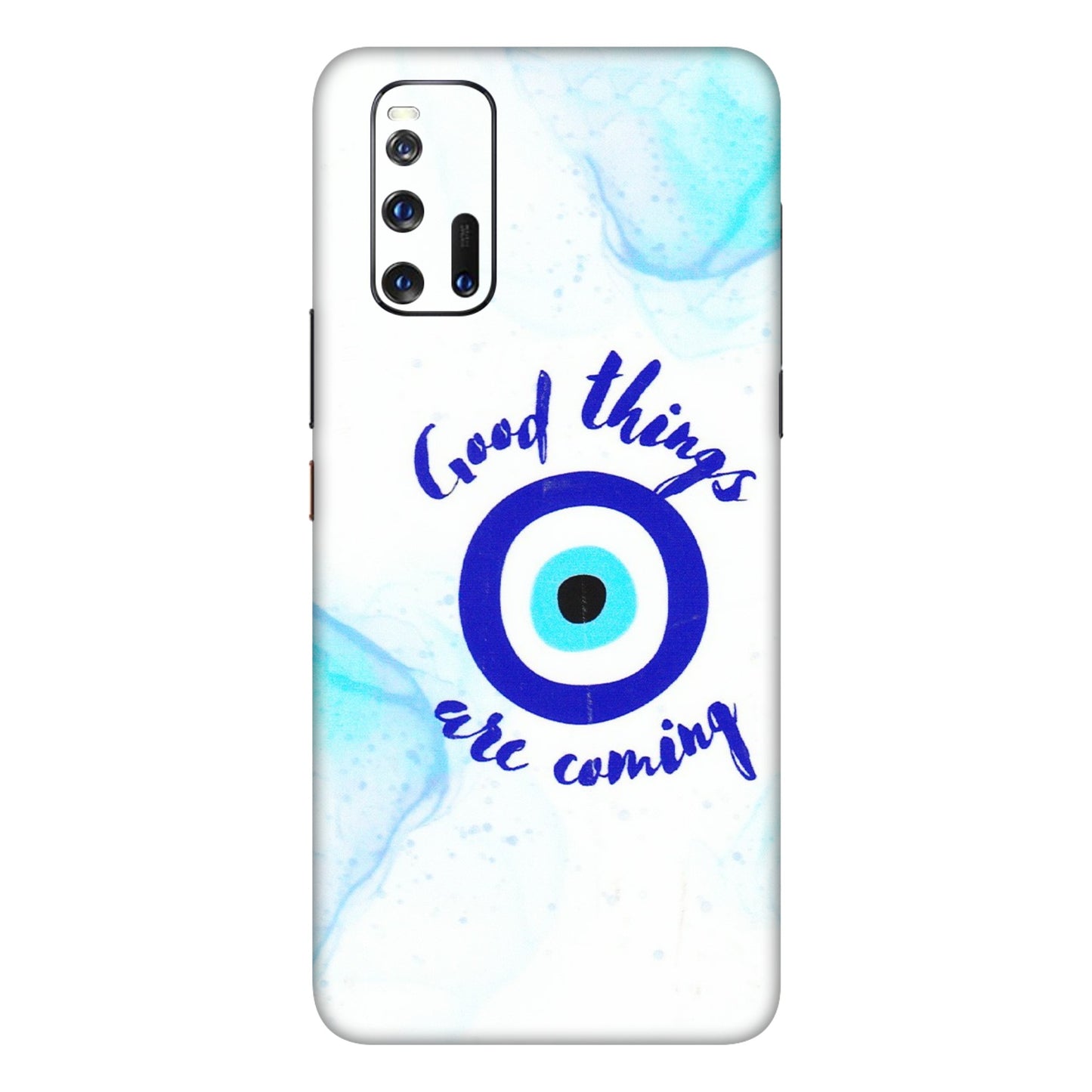 IQOO Phone Skins (All Models) - Evil Eye Good Things Are Coming - 3D Embossed Finish (L-322) IQOO 3