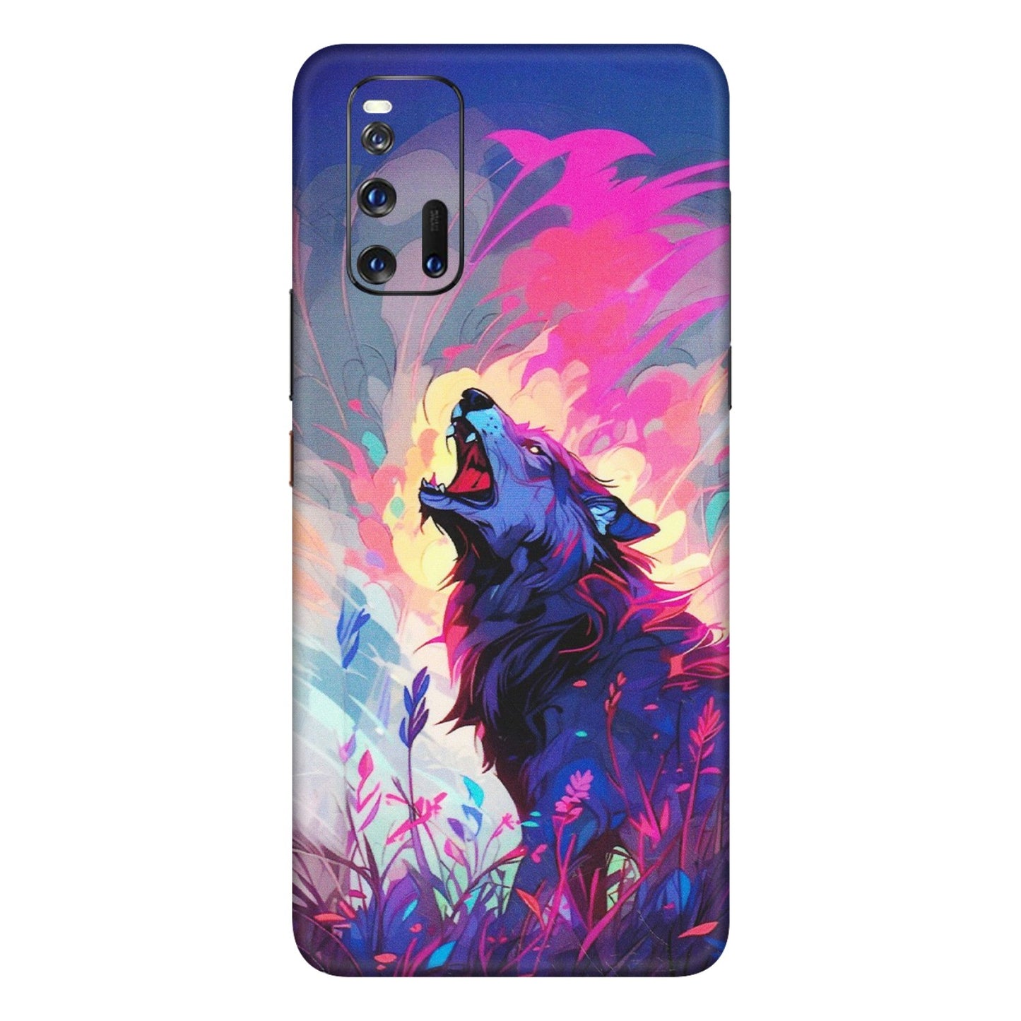 IQOO Phone Skins (All Models) - New Wild Wolf Abstract - Matte Finish (M-125) IQOO 3