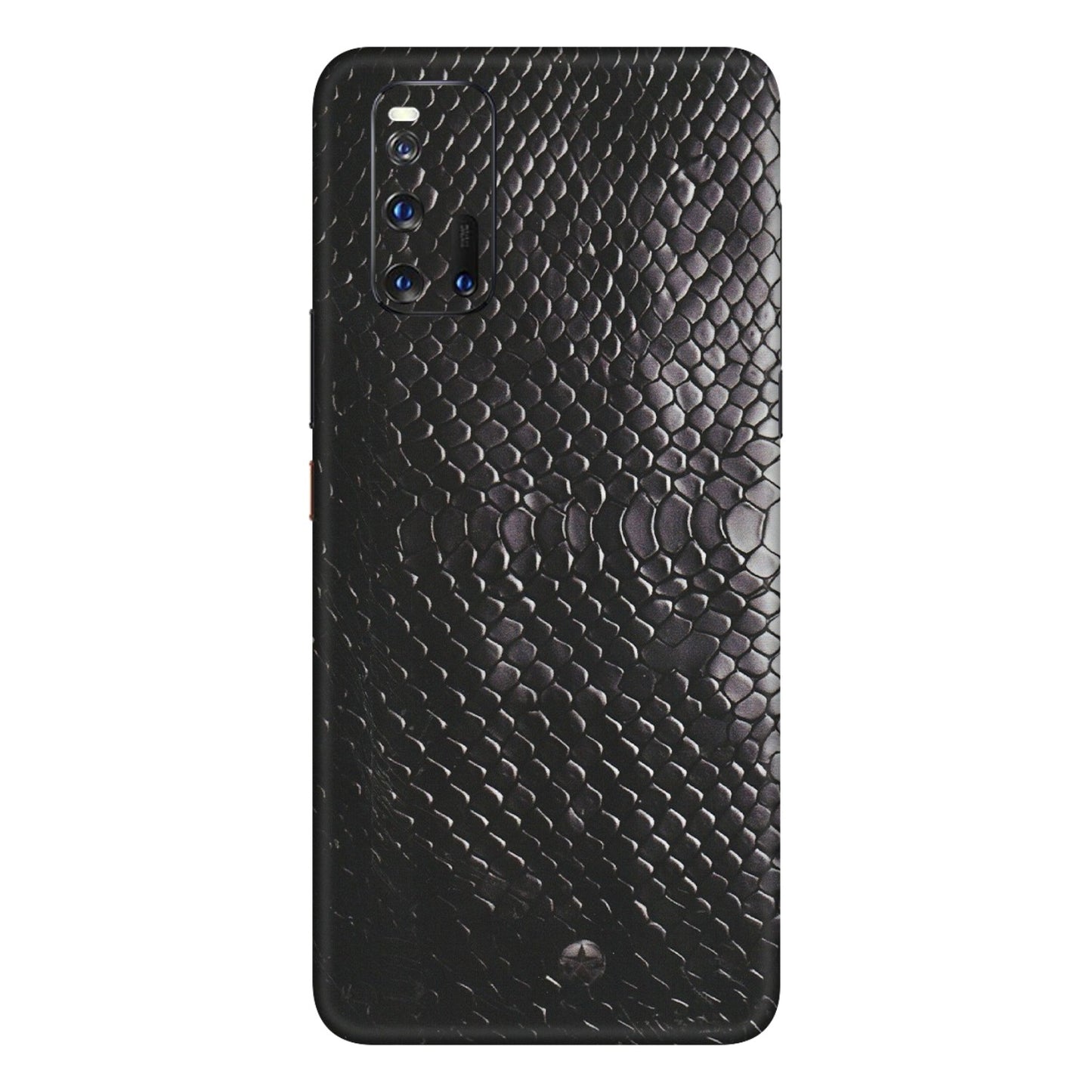 IQOO Phone Skins (All Models) - Black Snack Leather - Matte Finish (M-147) IQOO 3