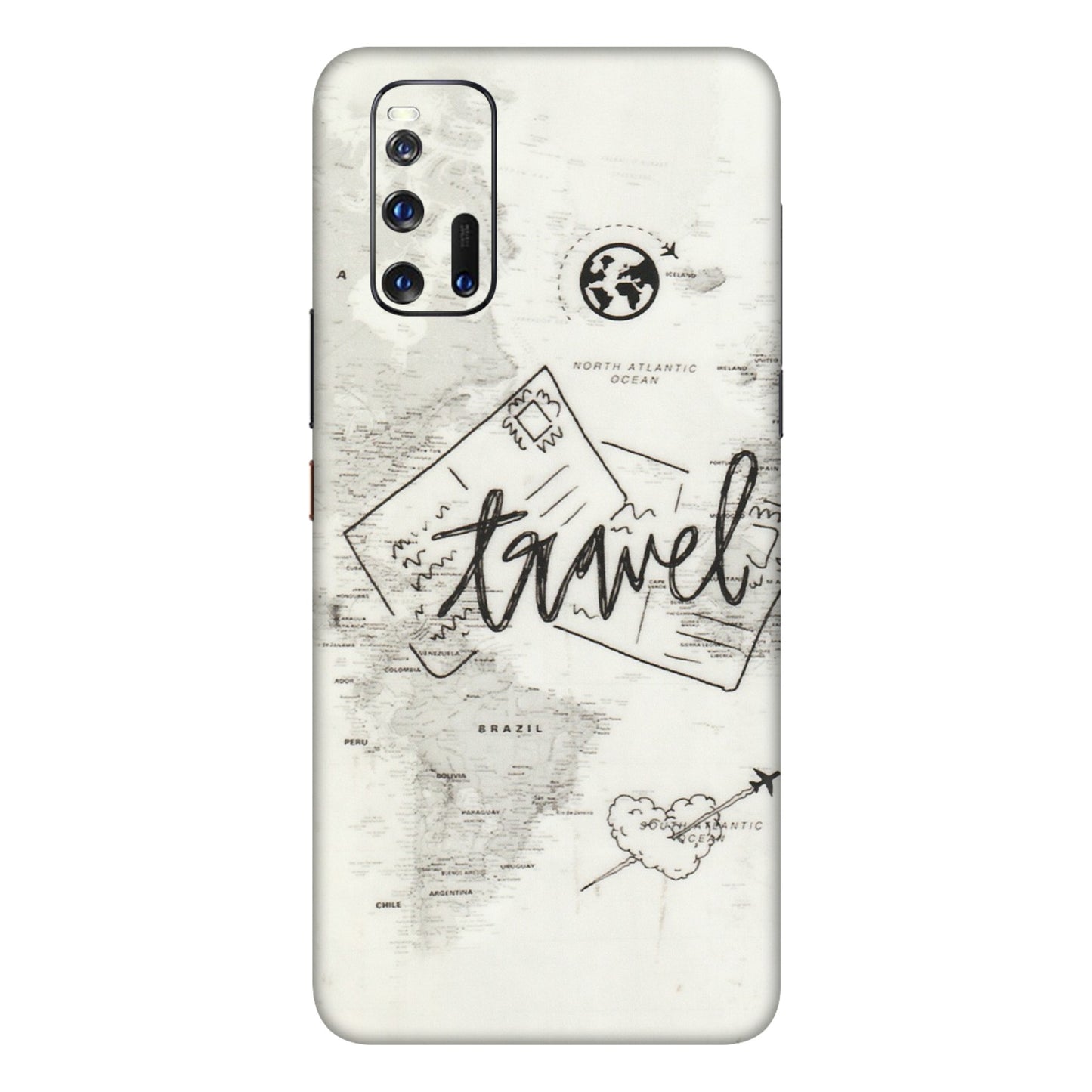 IQOO Phone Skins (All Models) - Travel Ticket - Transparent Finish (T-06) IQOO 3