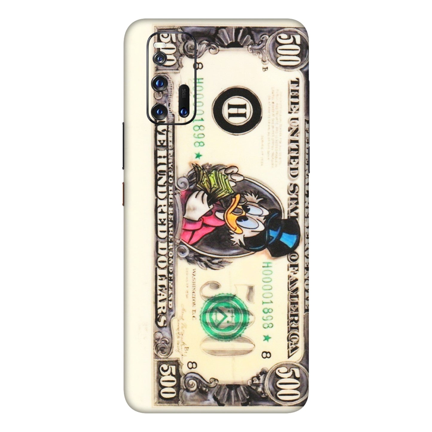 IQOO Phone Skins (All Models) - Five Hundred Dollar Duck - Transparent Finish (T-15) IQOO 3