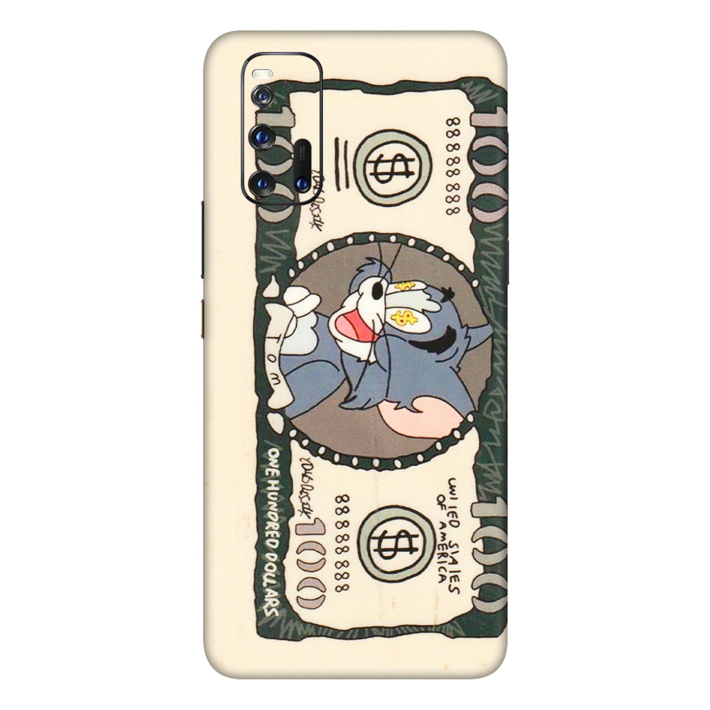IQOO Phone Skins (All Models) - One Hundred Dollar Tom - Transparent Finish (T-16) IQOO 3