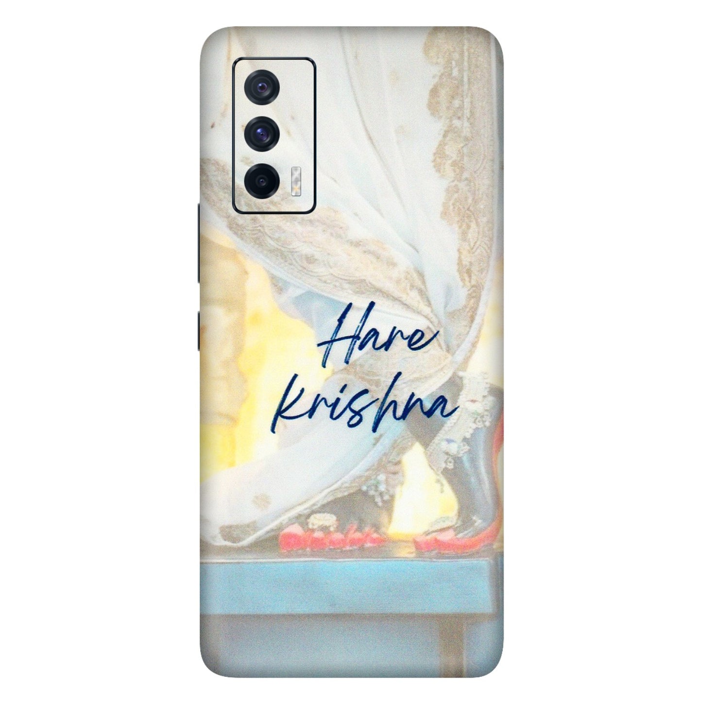 IQOO Phone Skins (All Models) - Hare Krishna - 3D Embossed Finish (L-03) IQOO 7
