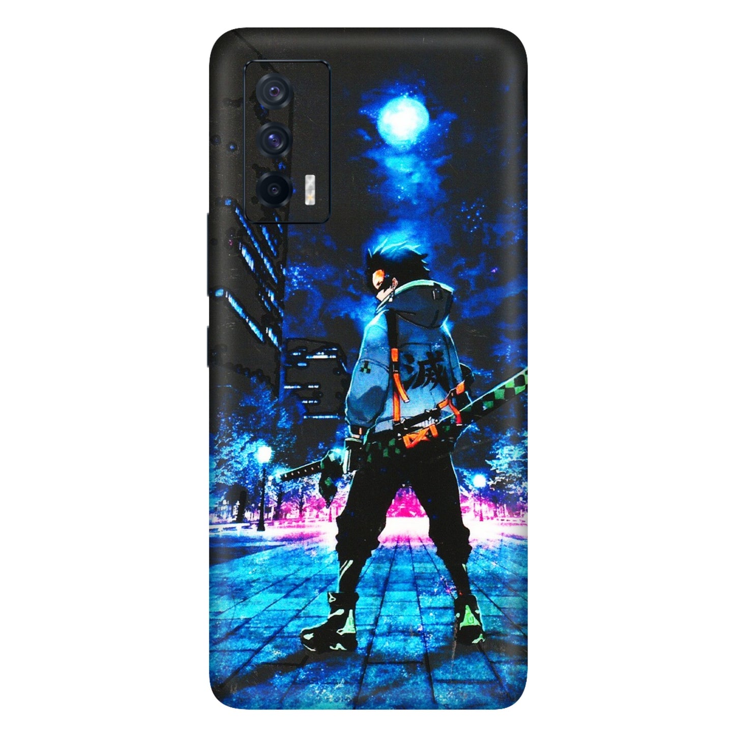 IQOO Phone Skins (All Models) - Demon Slayer Sword - 3D Embossed Finish (L-247) IQOO 7