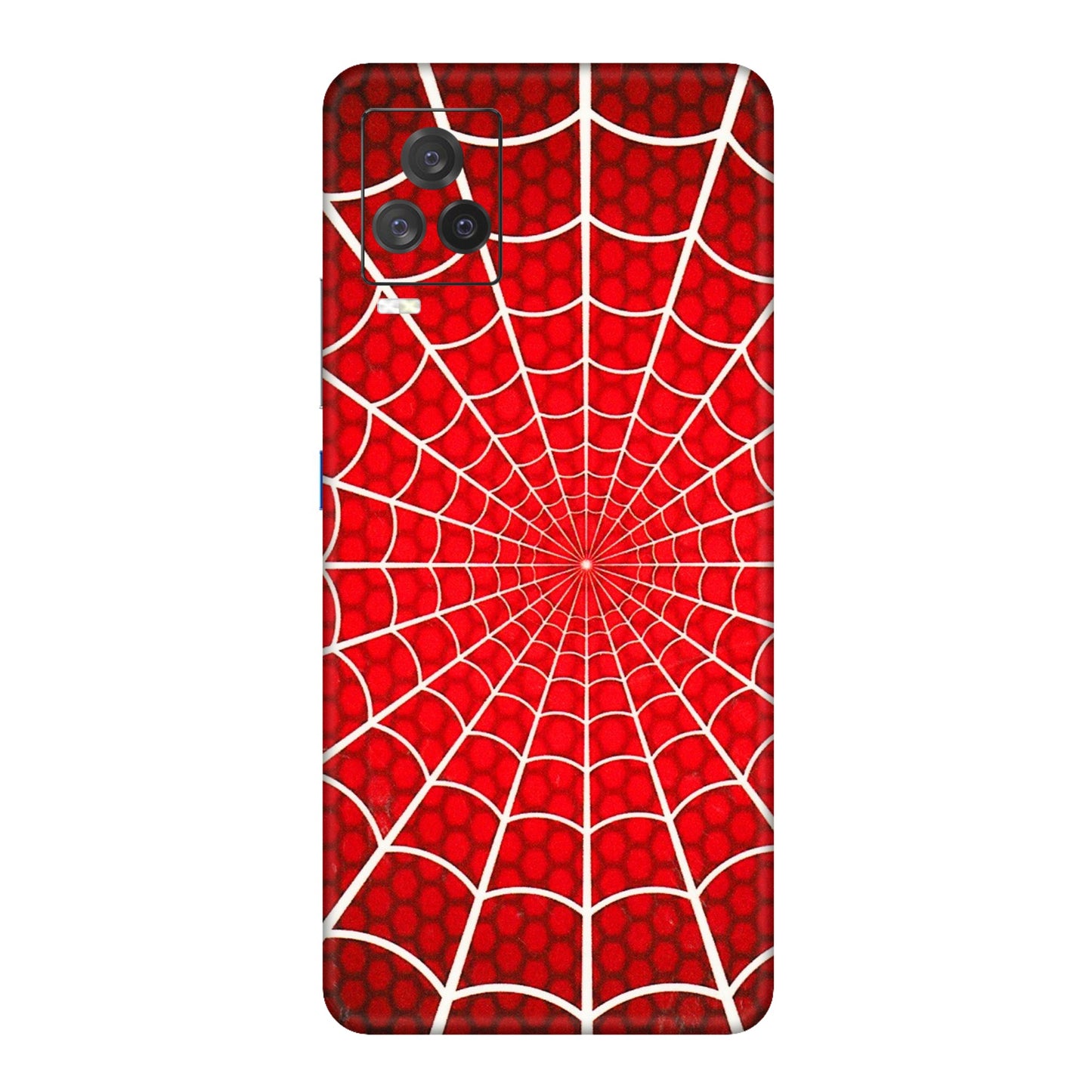 IQOO Phone Skins (All Models) - Classic Spidey Web - 3D Embossed Finish (L-115) IQOO 7 Legend