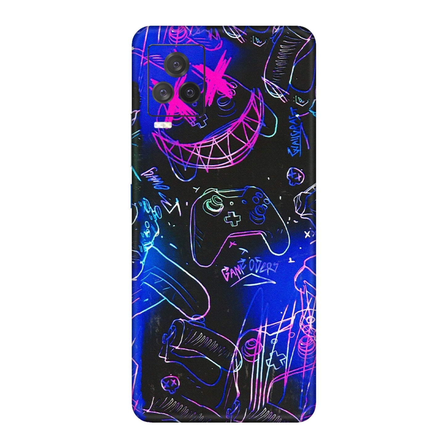 IQOO Phone Skins (All Models) - Gamers Paradise - 3D Embossed Finish (L-258) IQOO 7 Legend