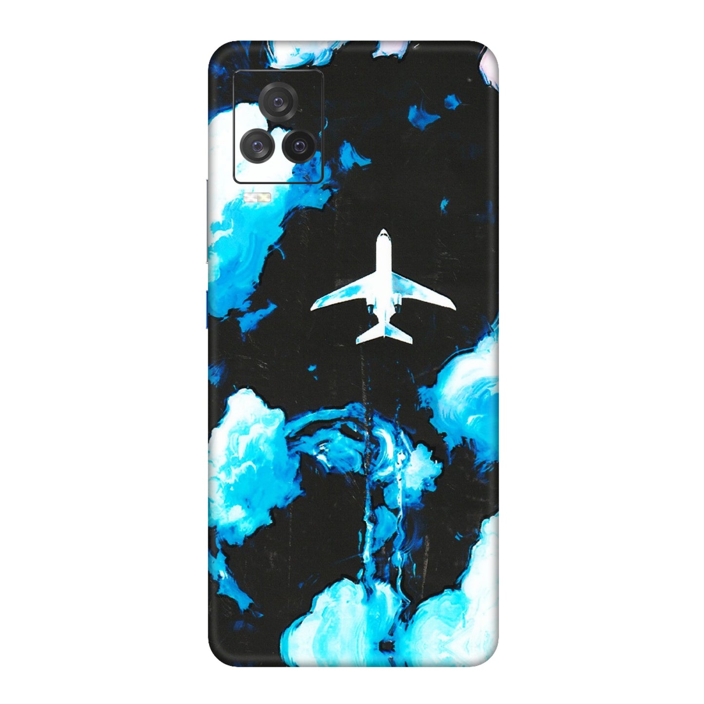 IQOO Phone Skins (All Models) - Travel In Airline - 3D Embossed Finish (L-264) IQOO 7 Legend