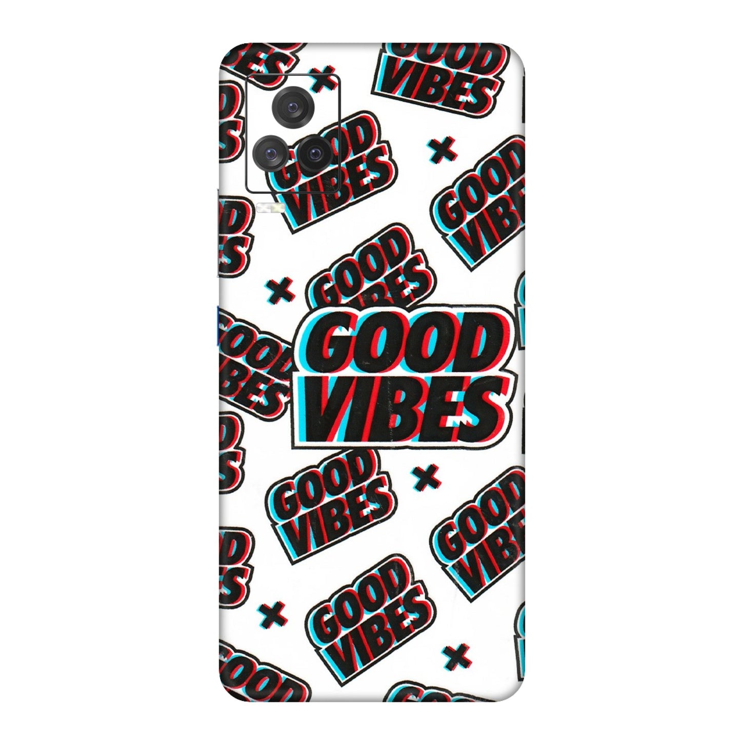 IQOO Phone Skins (All Models) - Good Vibes - 3D Embossed Finish (L-282) IQOO 7 Legend