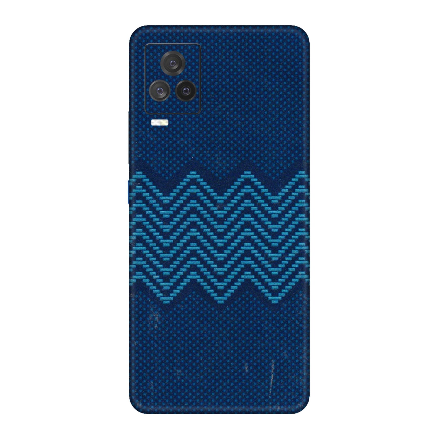 IQOO Phone Skins (All Models) - Blue Sober Waves - 3D Embossed Finish (L-306) IQOO 7 Legend