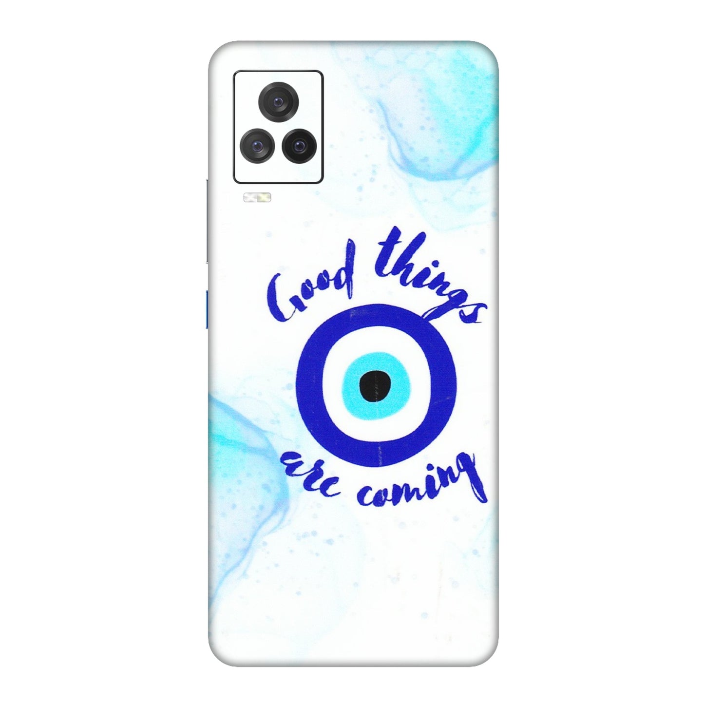 IQOO Phone Skins (All Models) - Evil Eye Good Things Are Coming - 3D Embossed Finish (L-322) IQOO 7 Legend