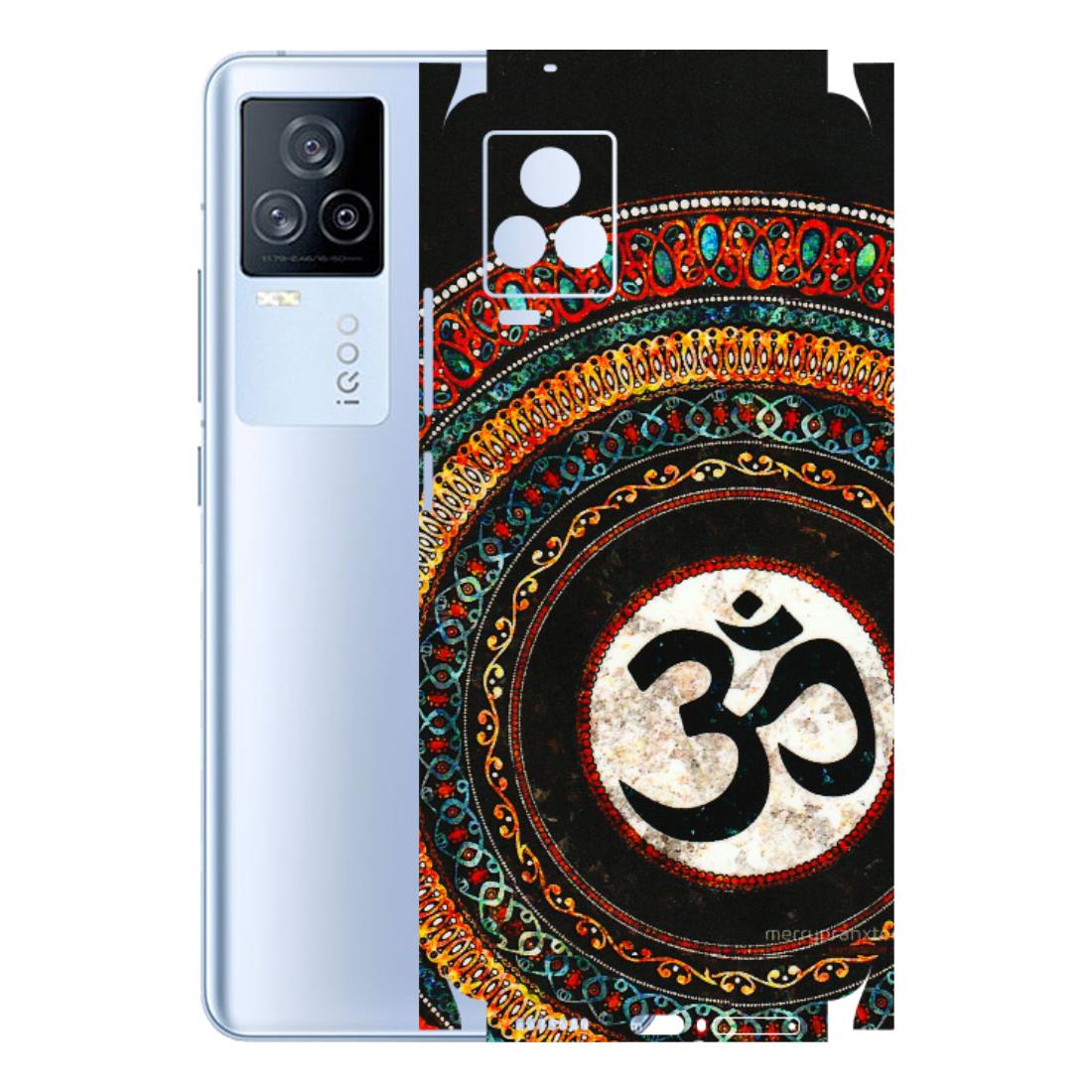 IQOO Phone Skins (All Models) - Aum Chant Abstract - 3D Embossed Finish (L-42) IQOO 7 Legend