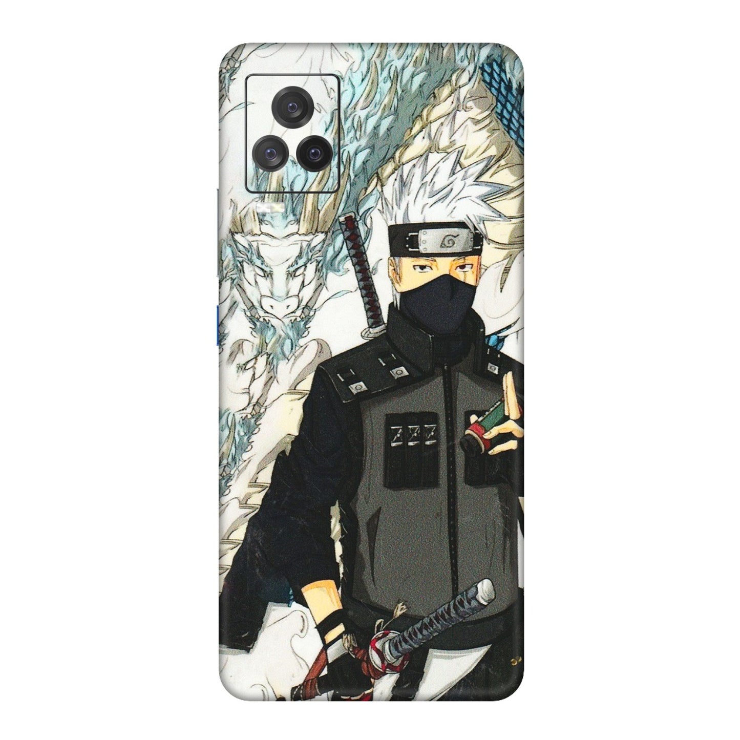 IQOO Phone Skins (All Models) - Kakashi Hatake Naruto Anime - 3D Embossed Finish (L-46) IQOO 7 Legend