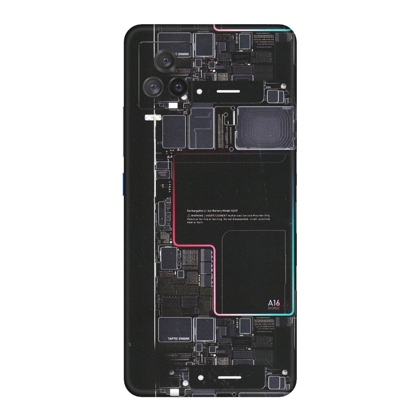 IQOO Phone Skins (All Models) - Motherboard Circuit Layout - Matte Finish (M-117) IQOO 7 Legend